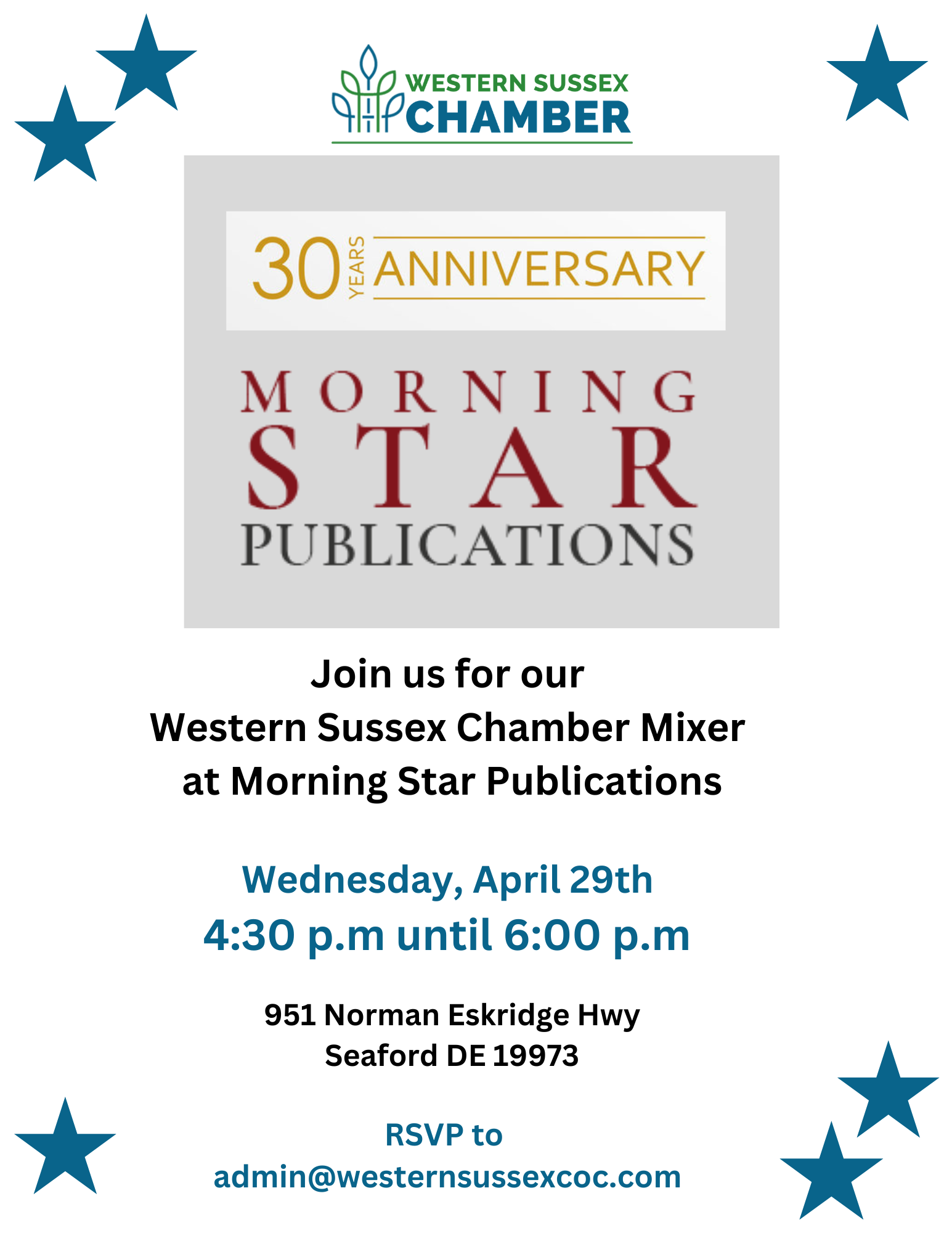 Mixer at Morning Star Publications