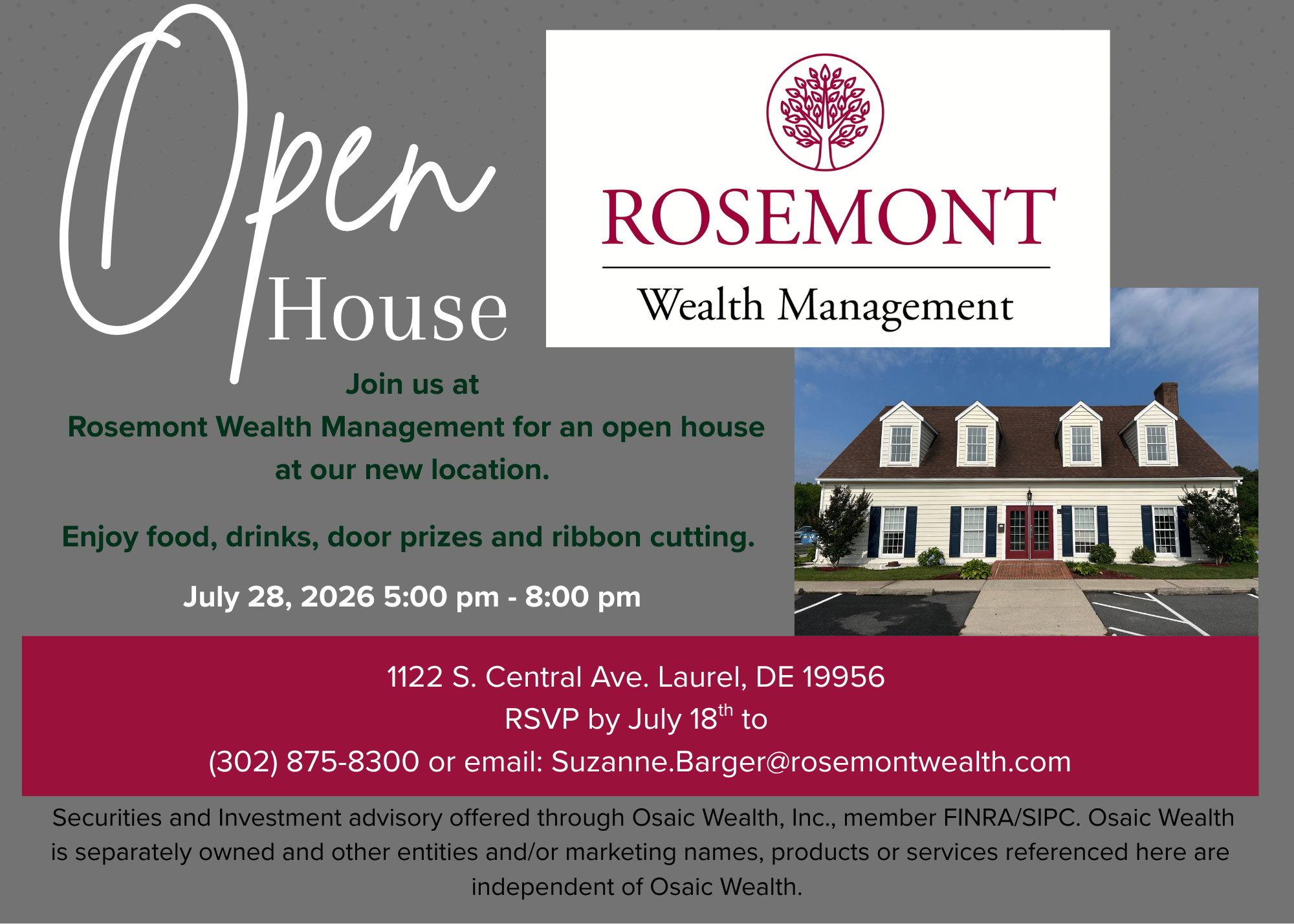 Rosemont Wealth Management Open House