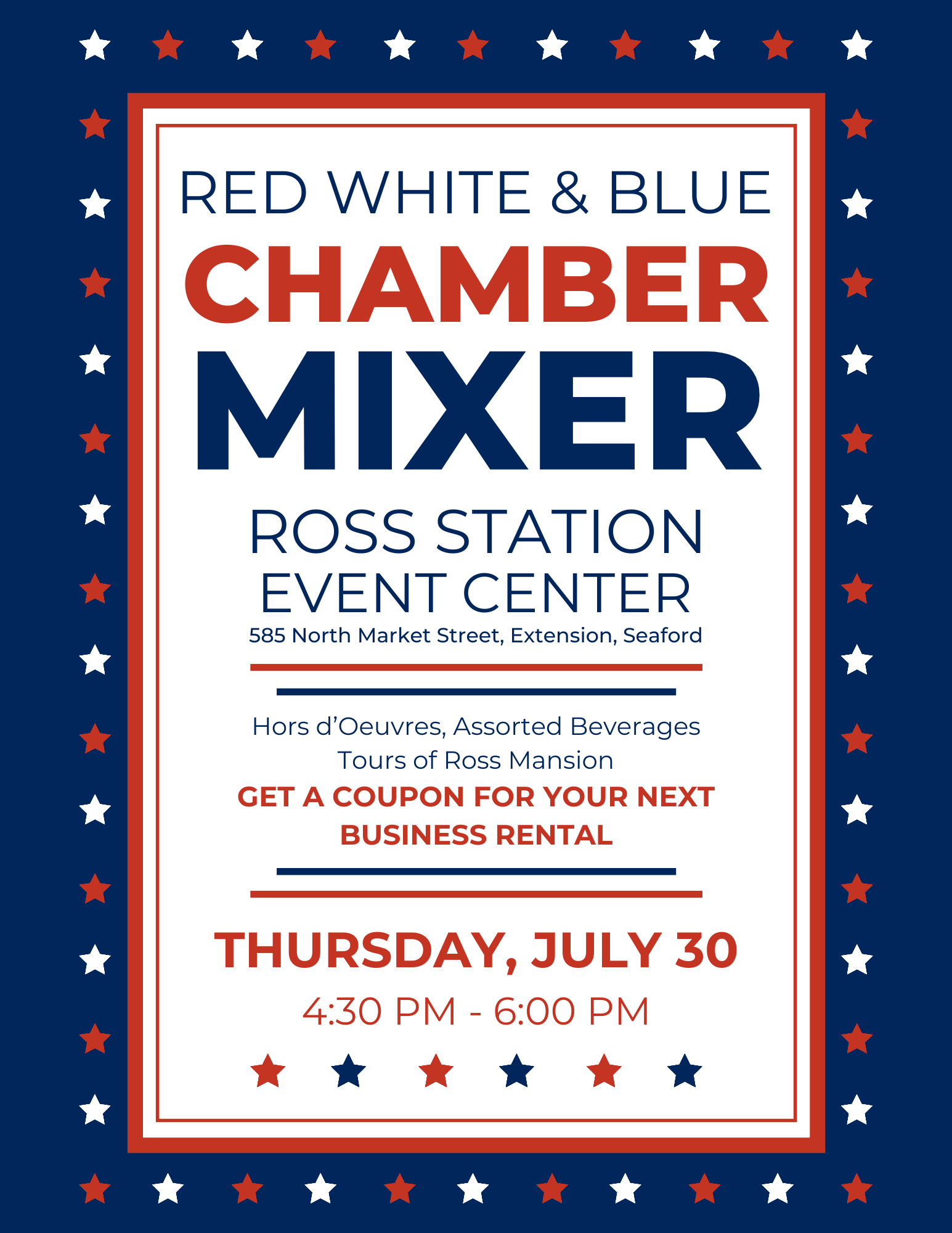 Mixer with Seaford Historical Society