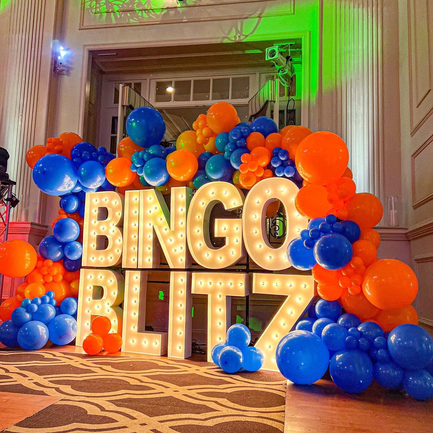 Sorry Grandma! BINGO isn&rsquo;t what it used to be😜🤩
&mdash;
Thank you @bingo_blitz for letting us blow up your event at @cescaphe ! 
.
.
.
.
.
#bingoblitz #bingo #bingochallenge #bingo #corporateevents #phillyevents #blitz #balloongarland #balloo
