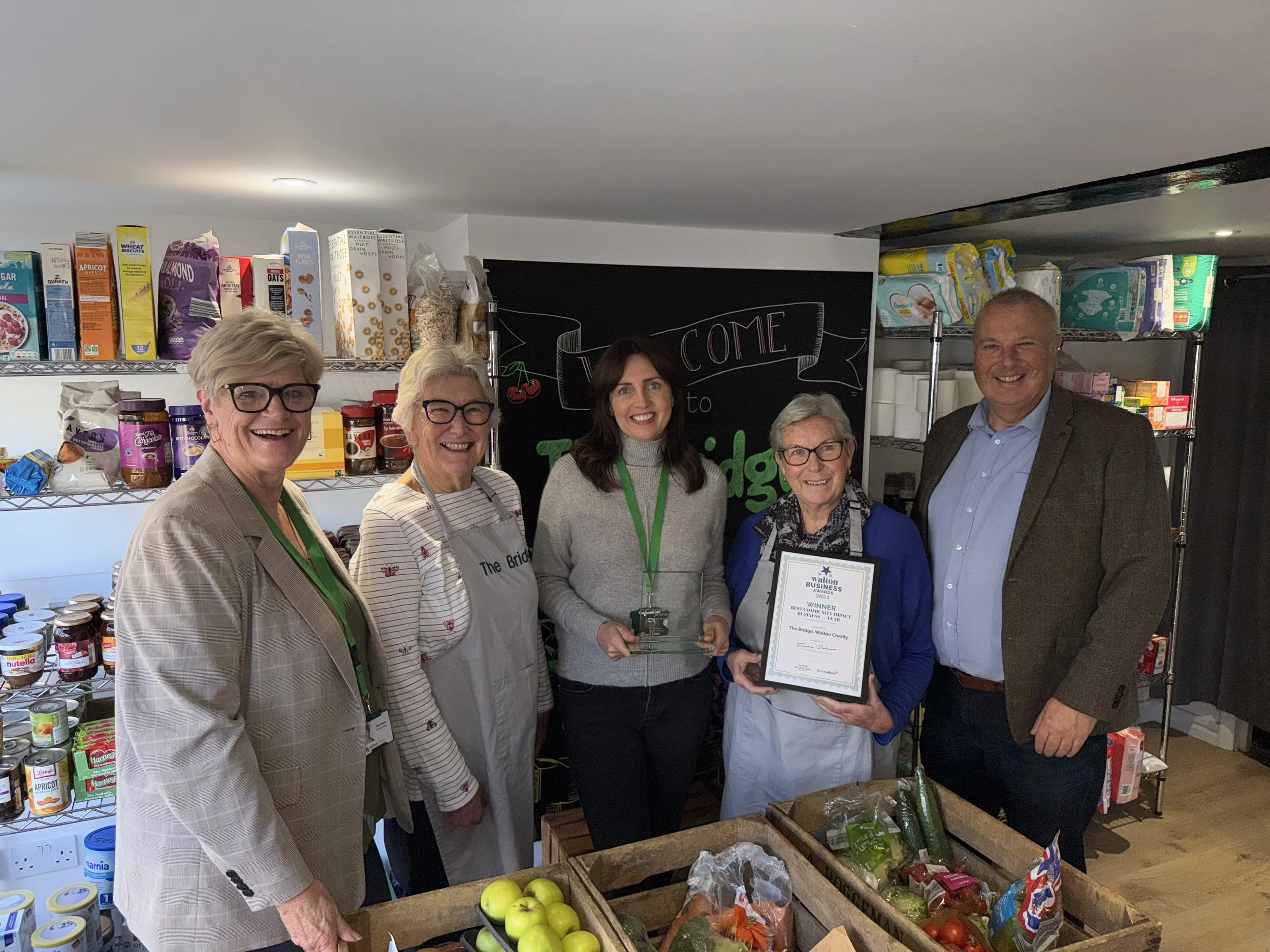 The Bridge wins Best Community Impact award