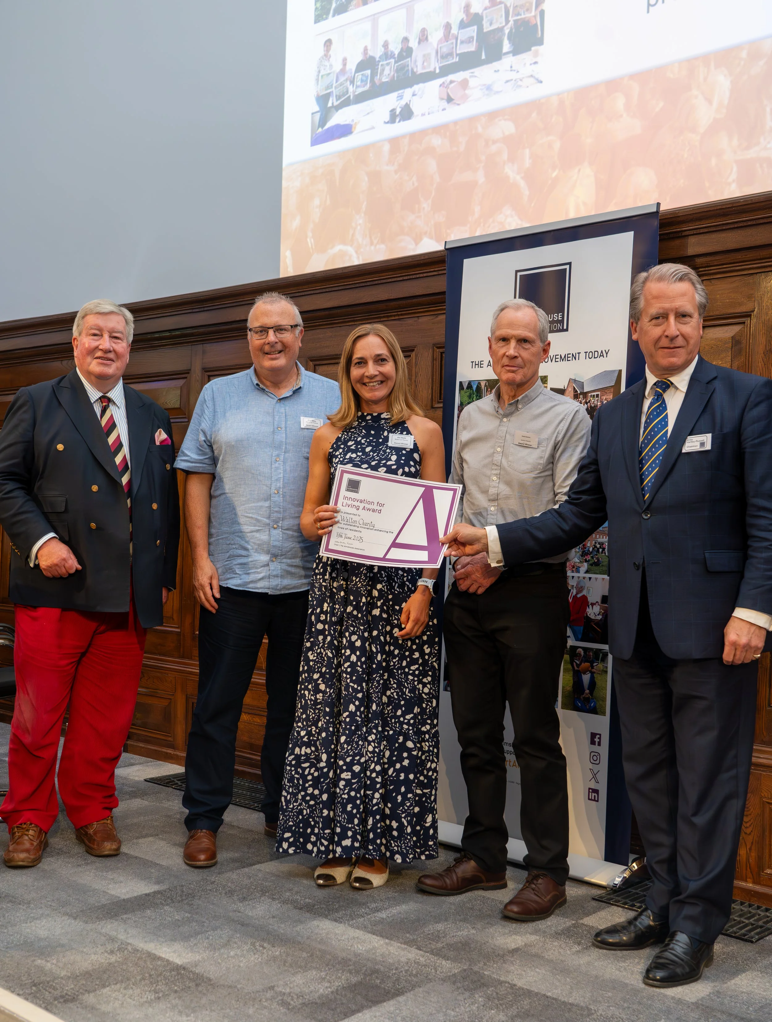 We won the 'Innovation for Living Award'!