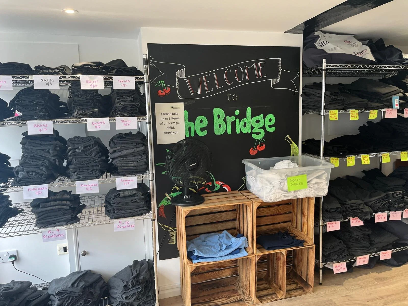 Hosting our pre-loved school uniform shop
