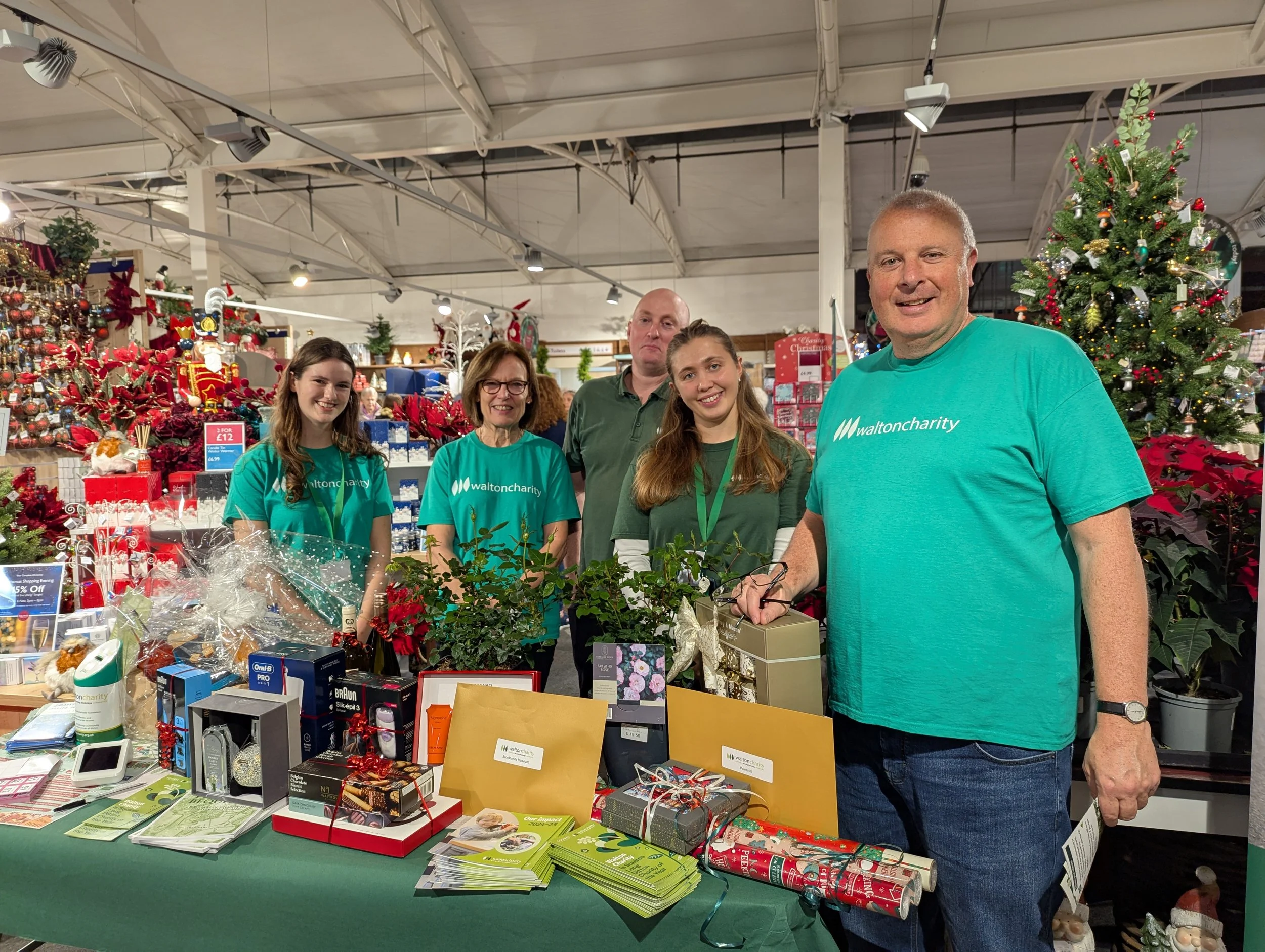 Holding a raffle as Squires' Charity of the Year