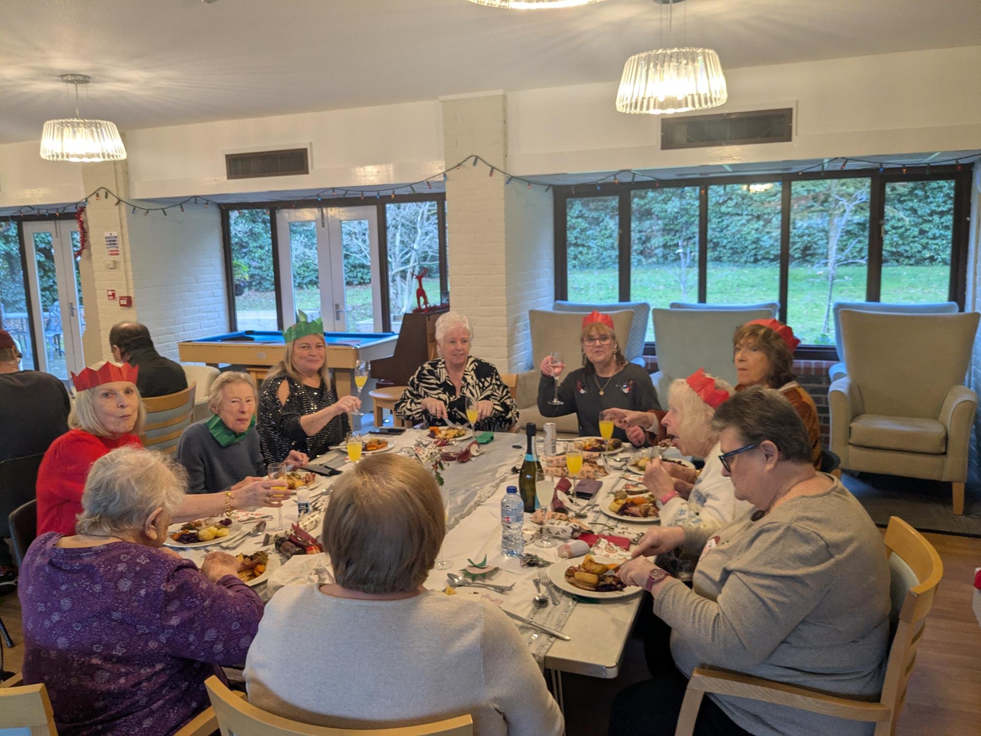 Christmas lunch at our almshouses