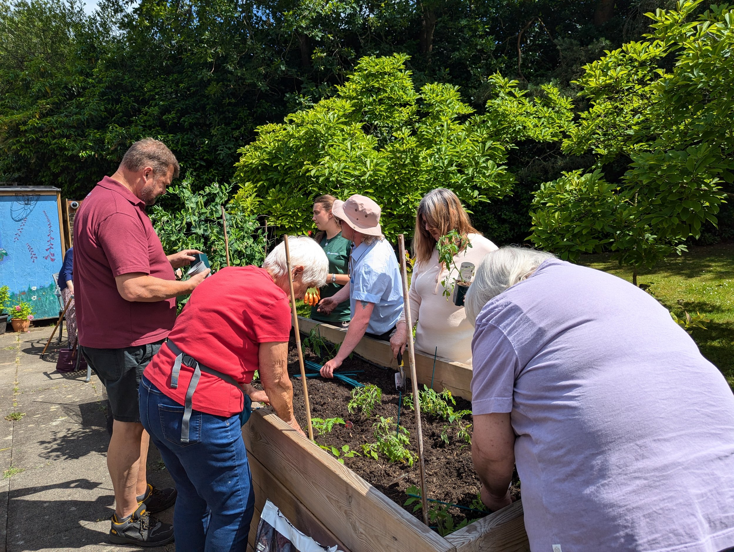 Running activities with our residents