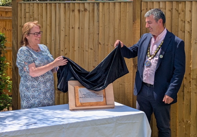 Opening our key worker almshouse