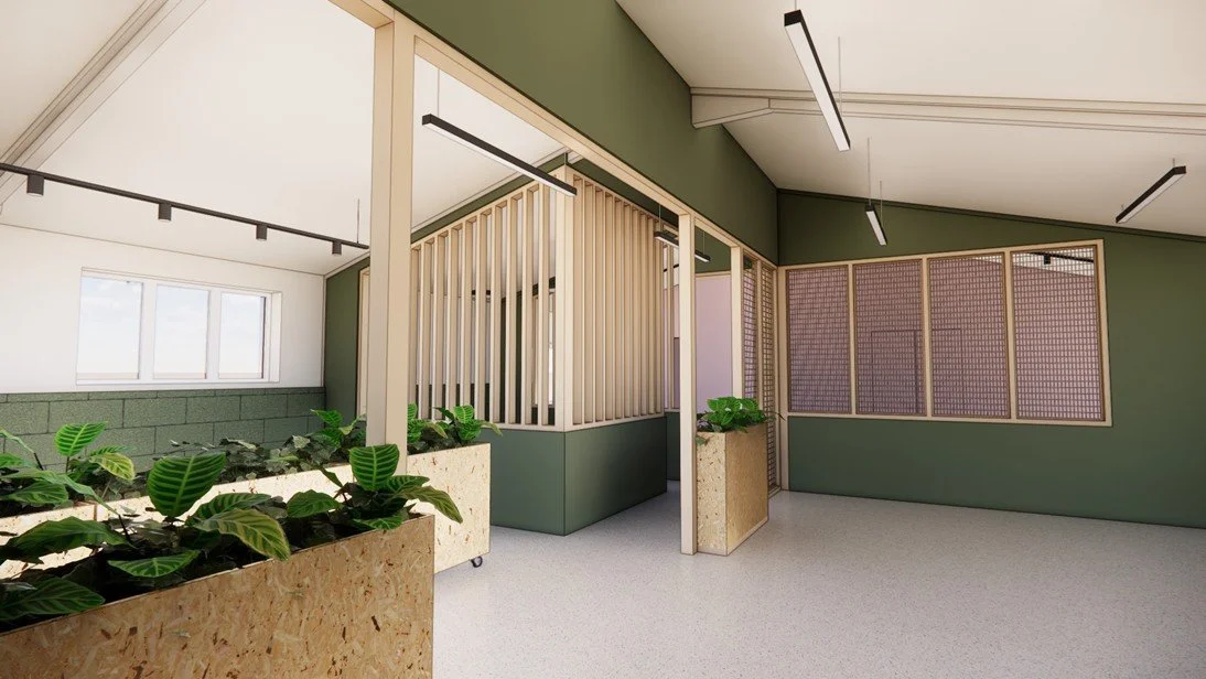 Architect's design of The Bridge at Church Farm