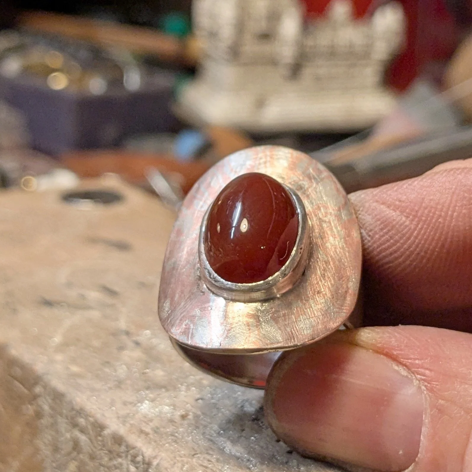 Cocktail Ring Mokume Cu Ag Karneol Handarbeit.jpg