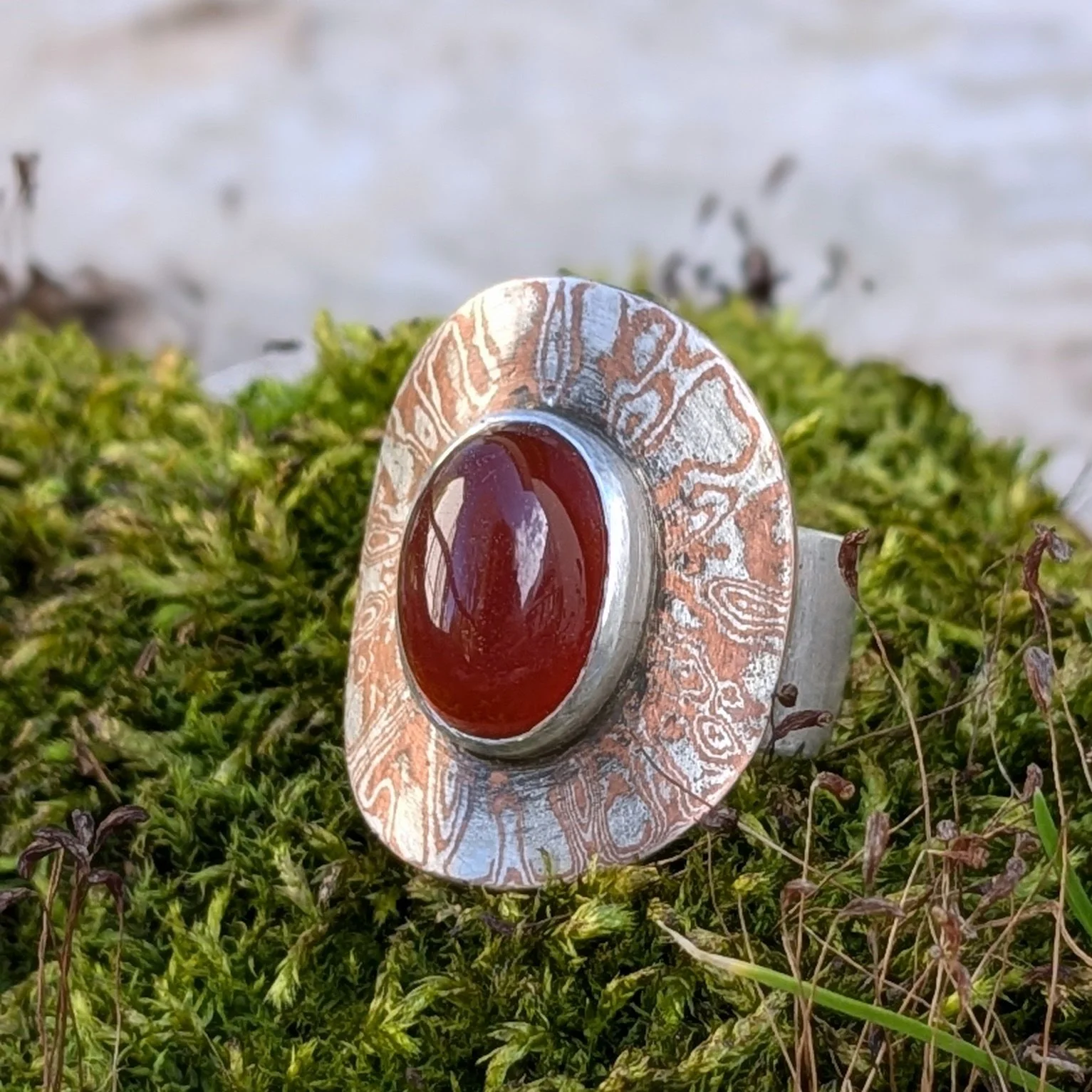 Cocktail Ring Mokume Cu Ag Karneol Natur.jpg
