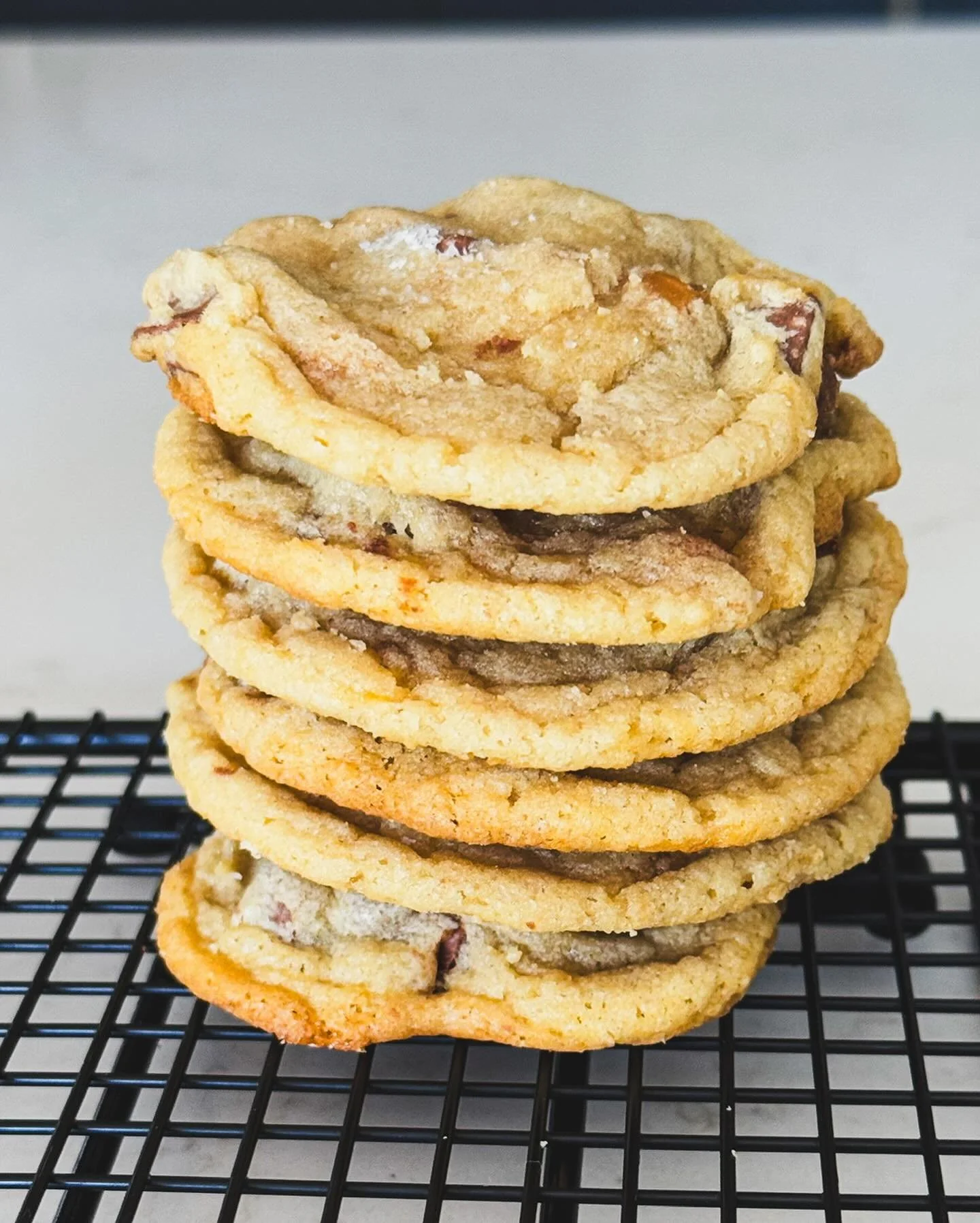 I am definitely a &ldquo;if it ain&rsquo;t broke, don&rsquo;t fix it kinda gal!&rdquo; But every once in a great while, you find something that is just too good, the world is entitled to know!

So I give to you the Salted Caramel Chocolate Chip Cooki