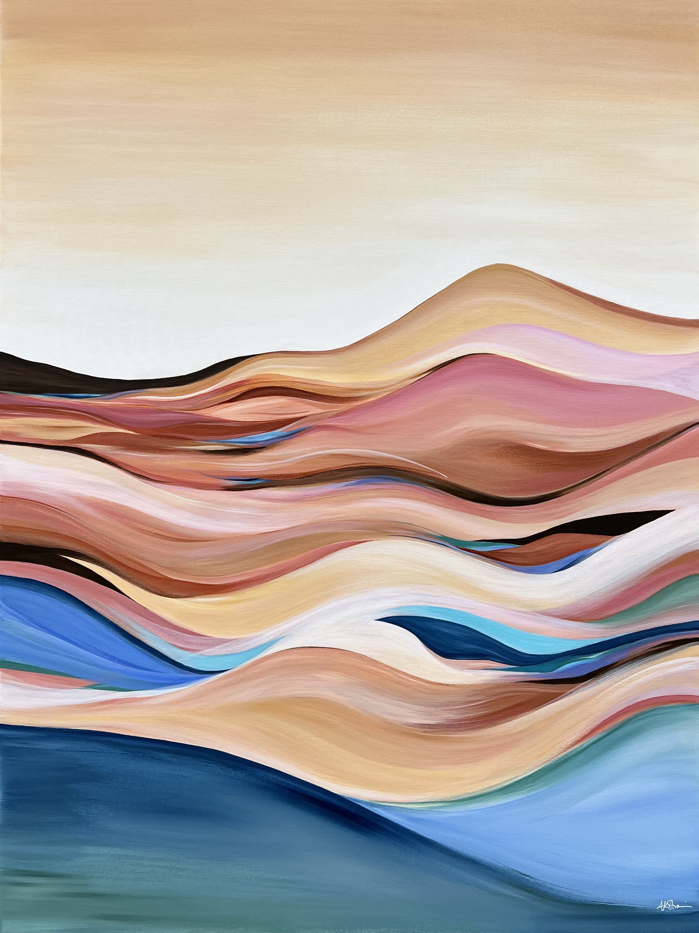 Find Me on Rose Dune 30"X40"- *Available for purchase