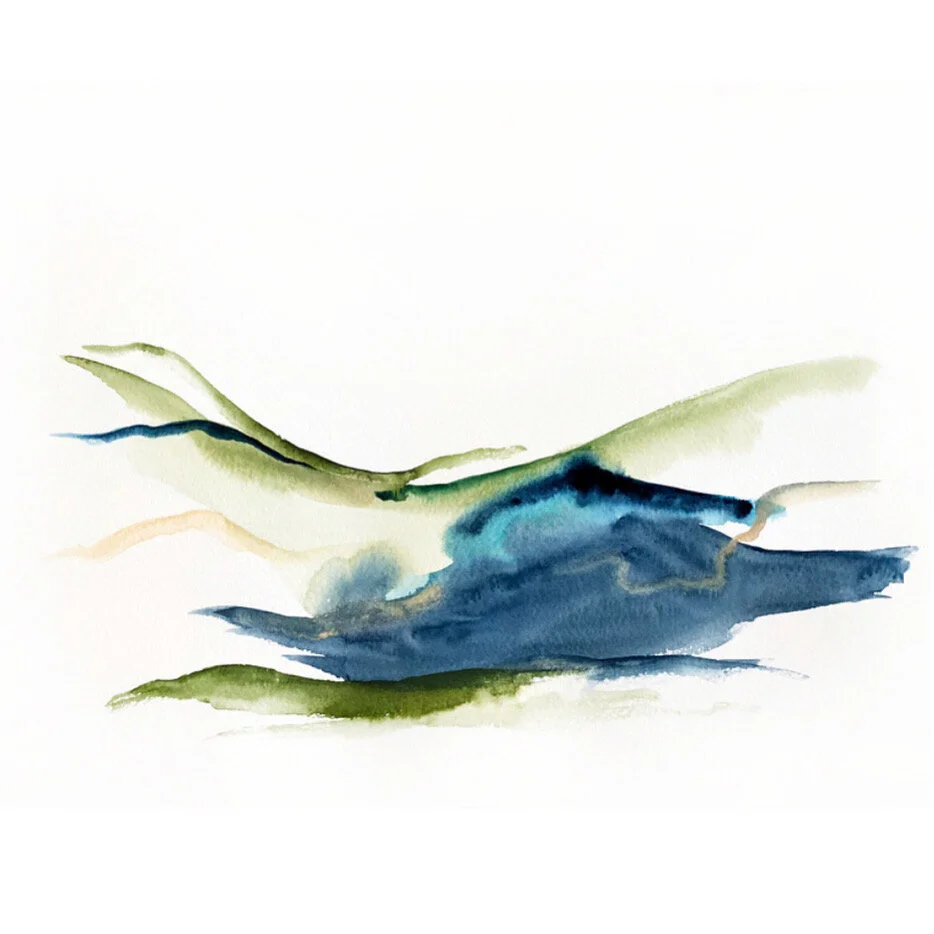 Original SOLD- 10"X15" - Watercolor on paper 