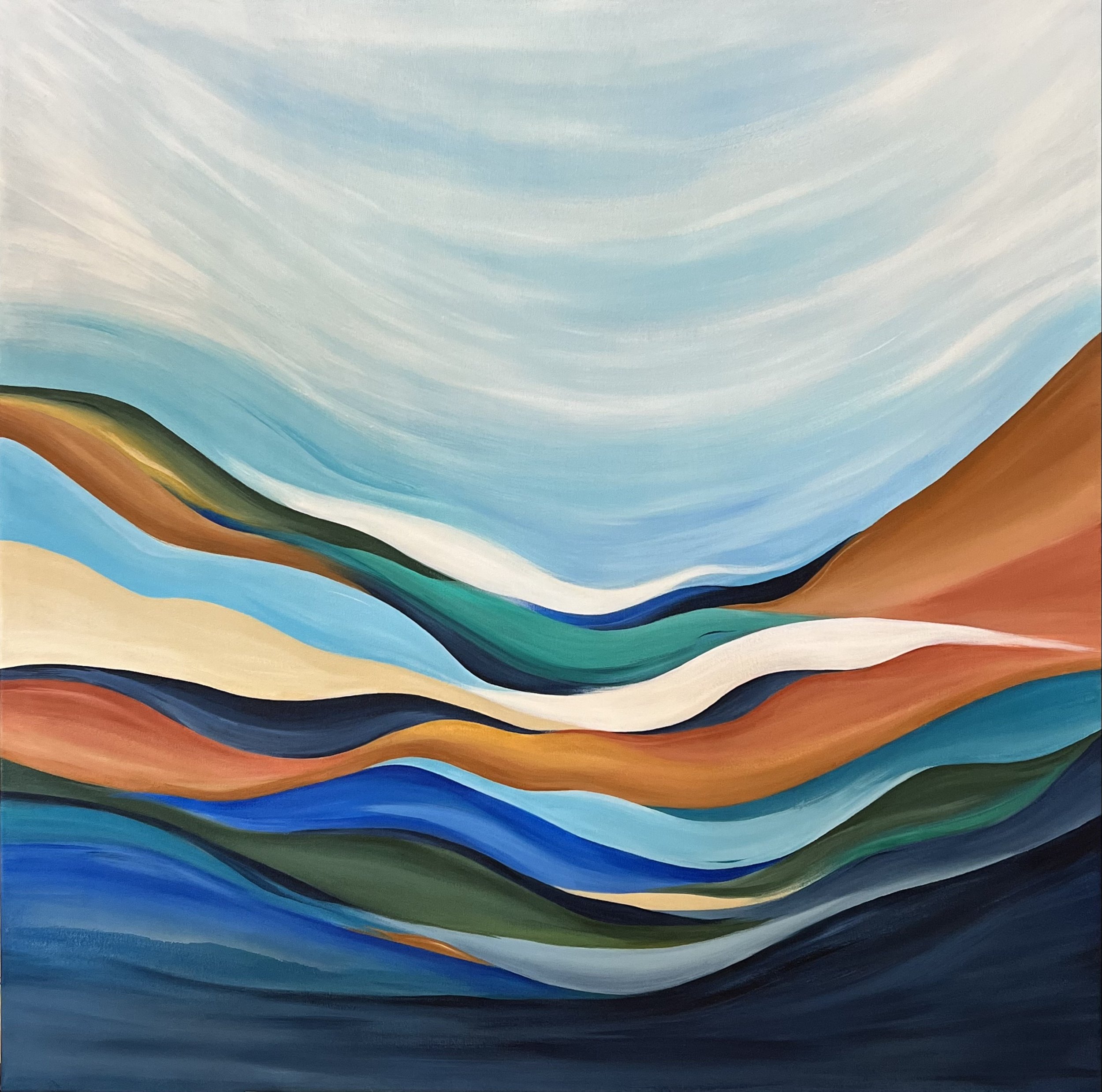 40"X40" Acrylic on canvas - Commission