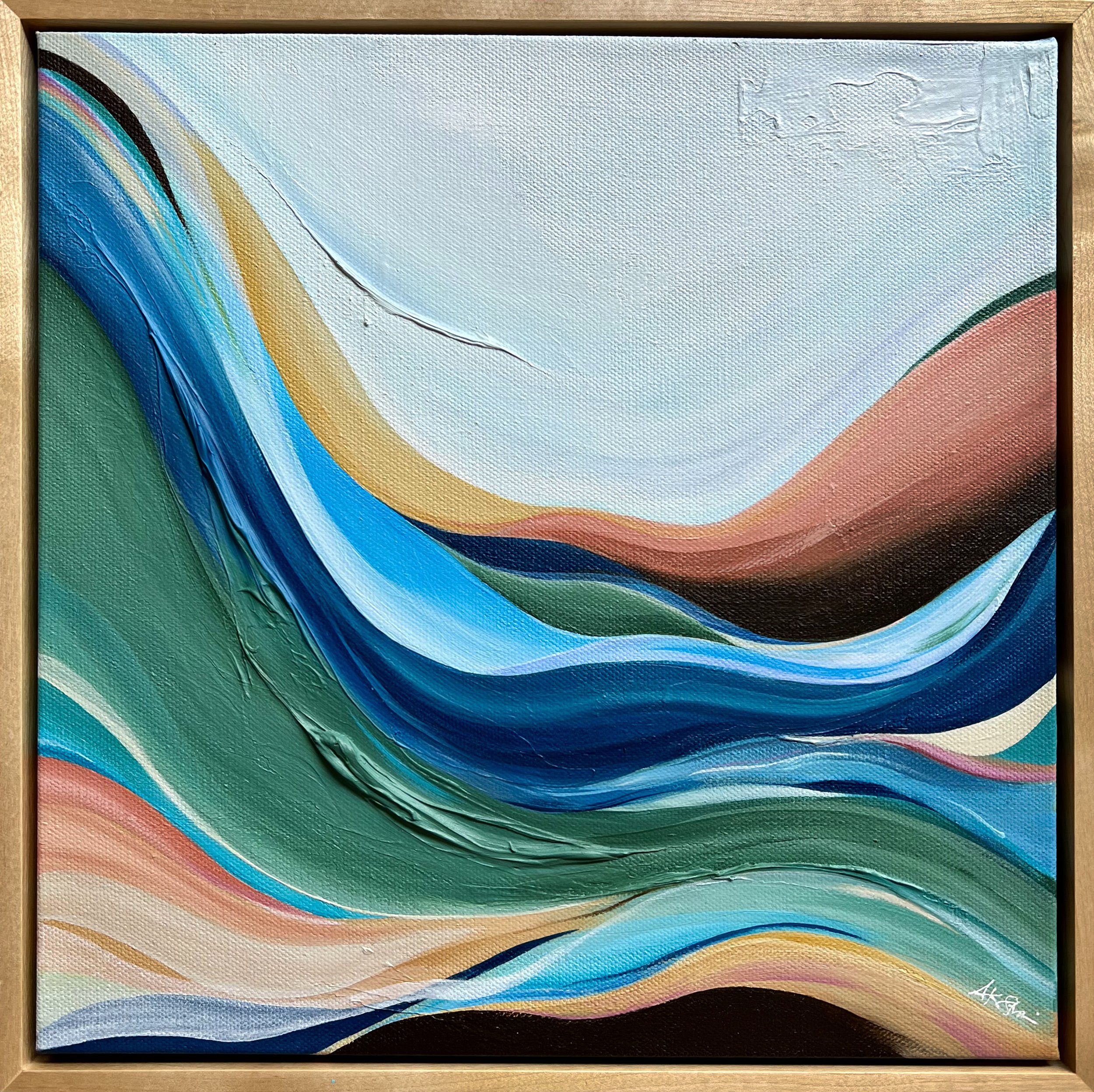 Caught in the Middle 12X12" - *Available for purchase