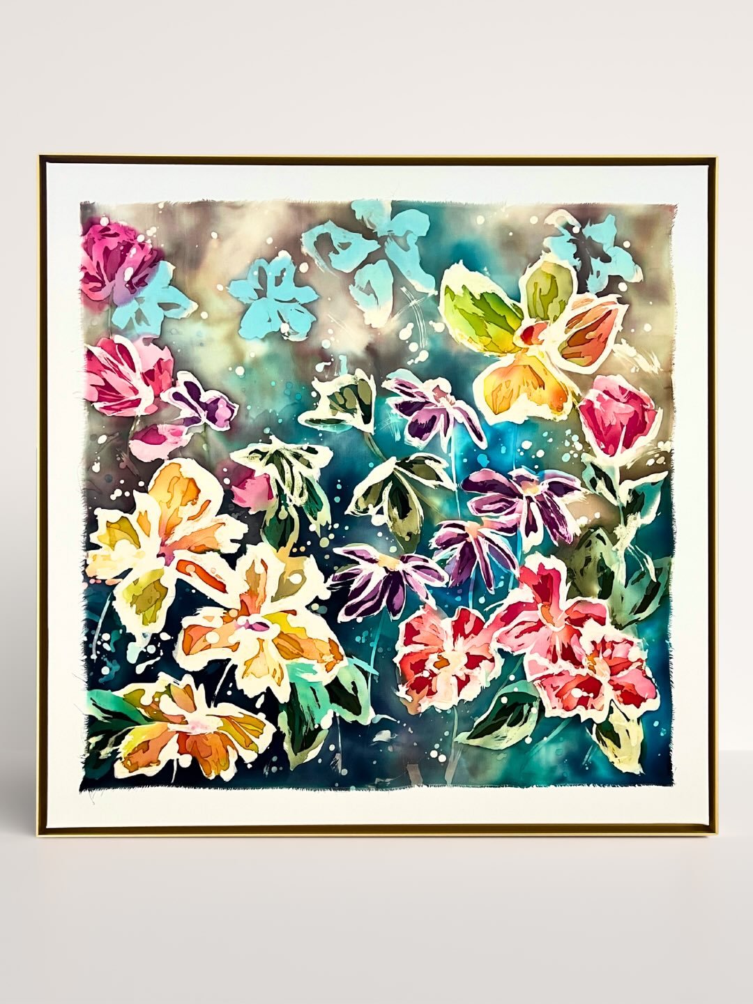 These original silk paintings represent an earlier season of my artistic journey. They helped shape the artist I am today, but my work has evolved, and I&rsquo;m ready to make room for what&rsquo;s next.

Through July 5, these original pieces are ava