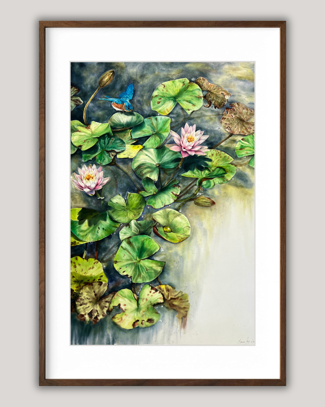 Blush & Blue Fine Art Print