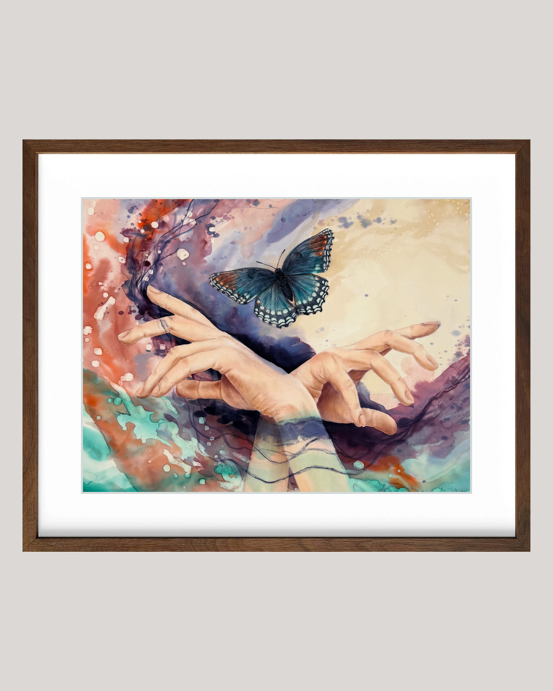 Winged Echoes Fine Art Print