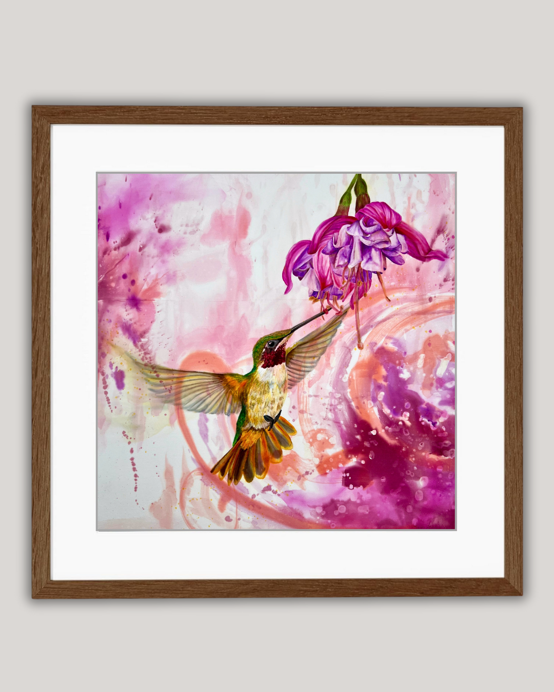 Vibrant Encounter Fine Art Print