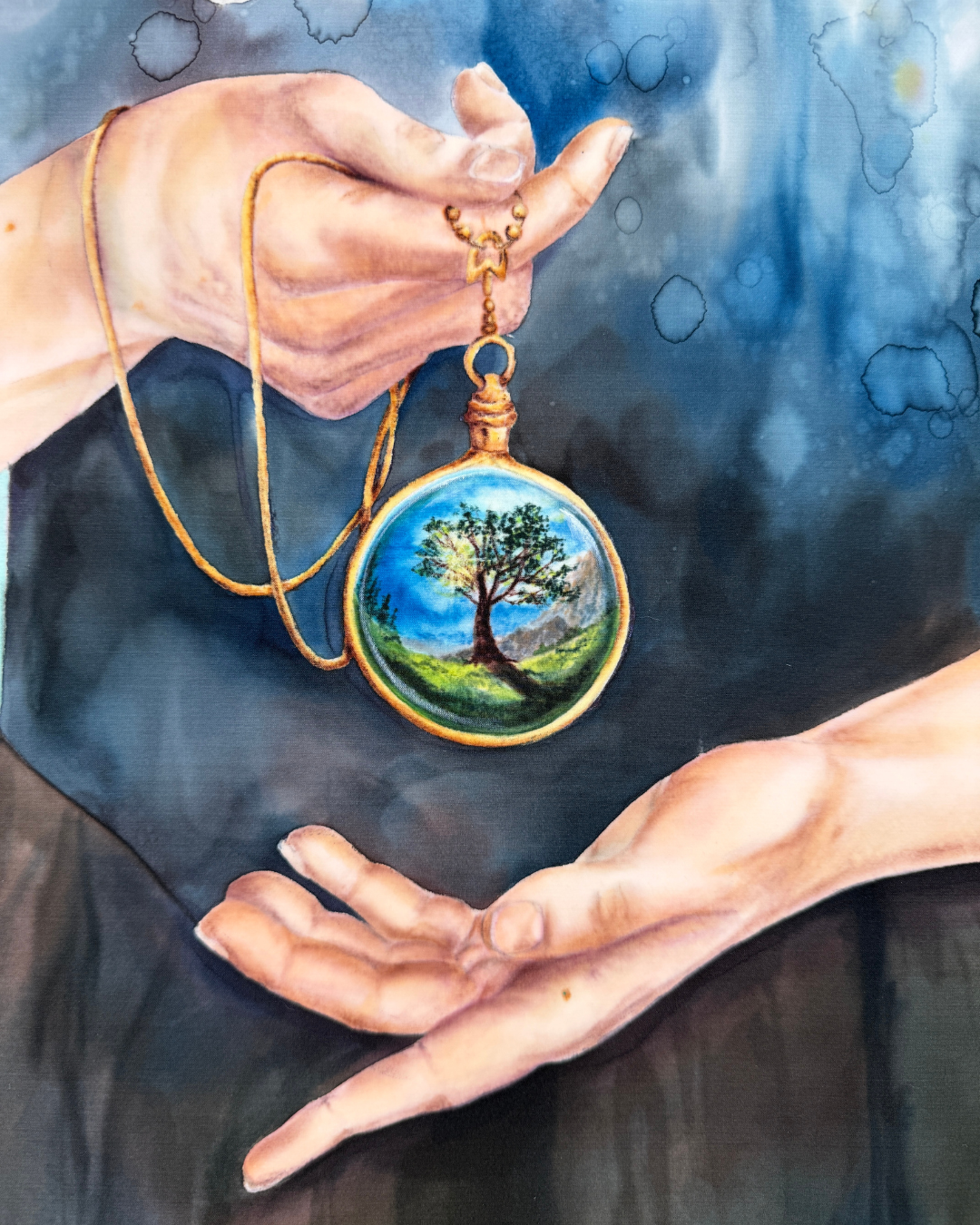 A Prayer Silk Painting 30x40 3.png