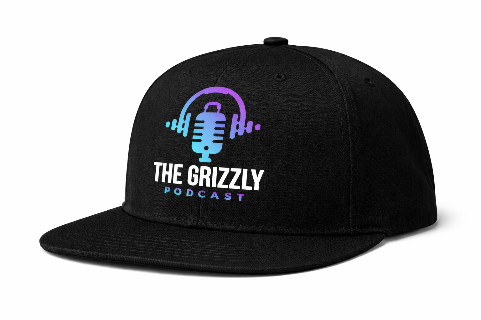 Grizzly Podcast snapback close-up.png (Copy)