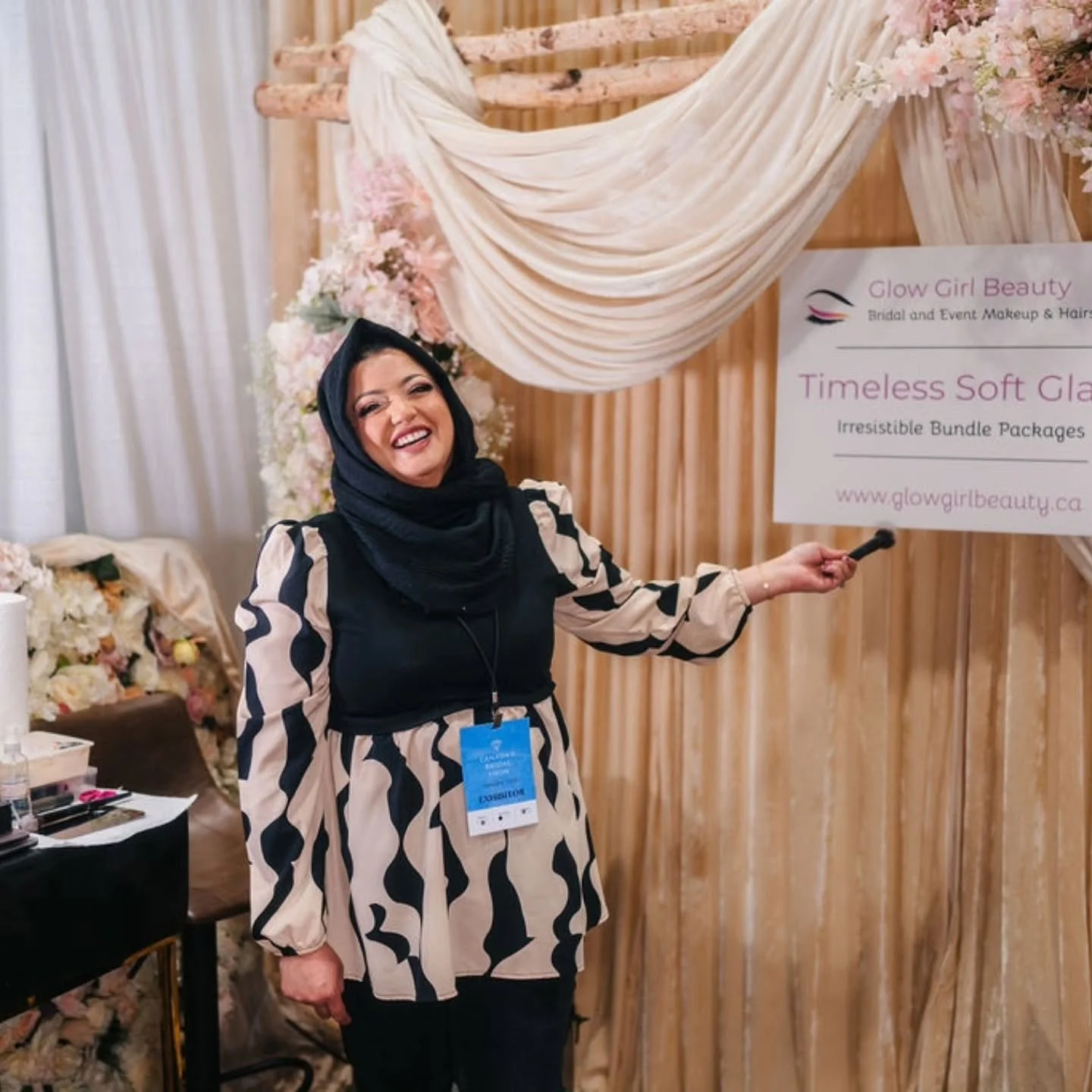 You'll always find me smiling and laughing doing what I love doing most. I love meeting new people, hearing their love stories, and most importantly making them look and feel great on one of the most important days of their life! ♡

@canadasbridalsho