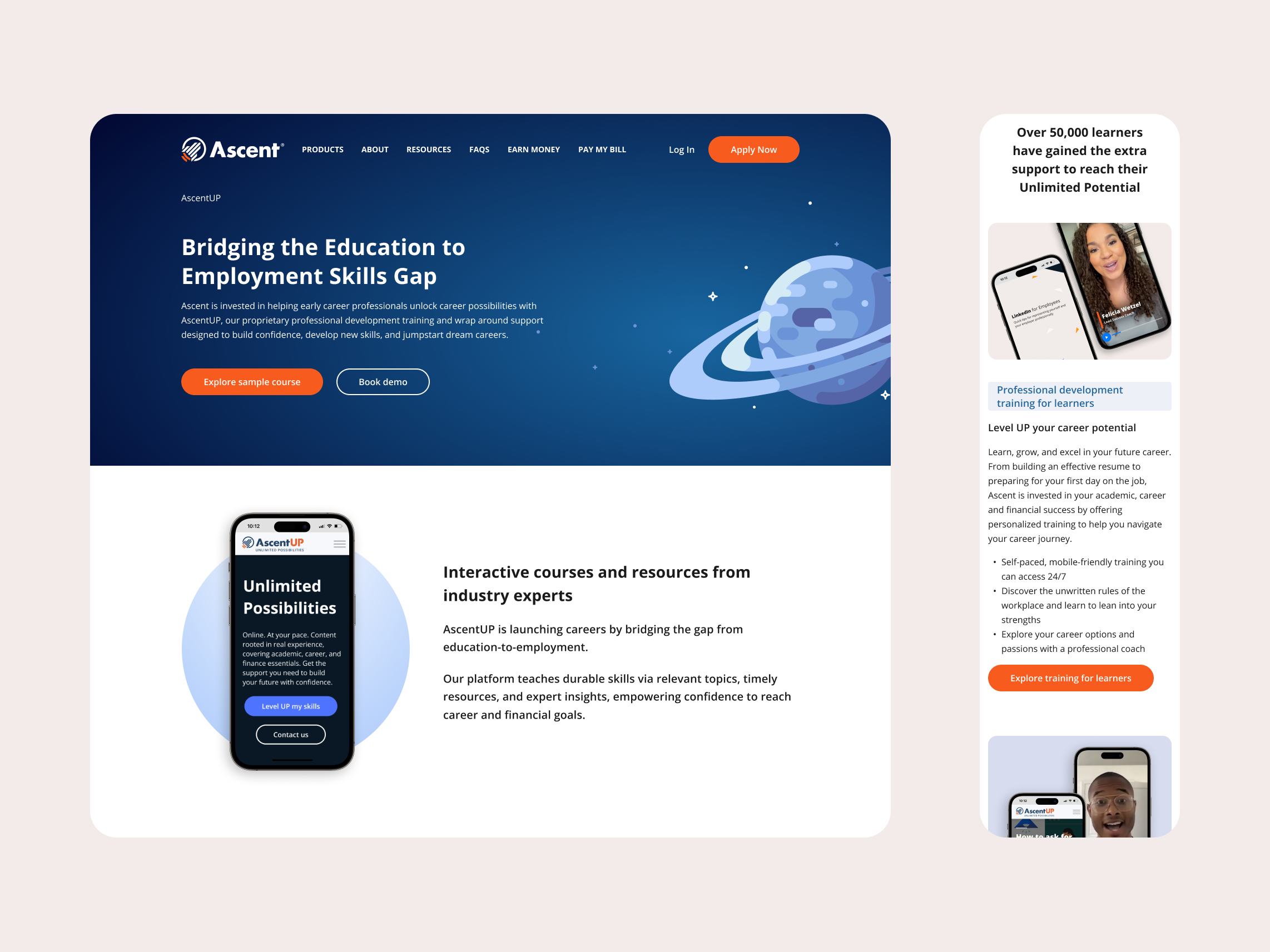 AscentUP Main Page.png