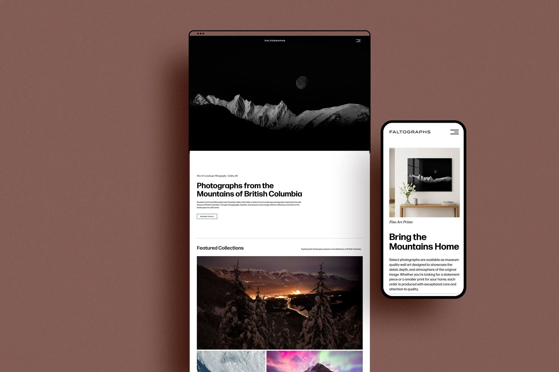 Faltographs Website Project