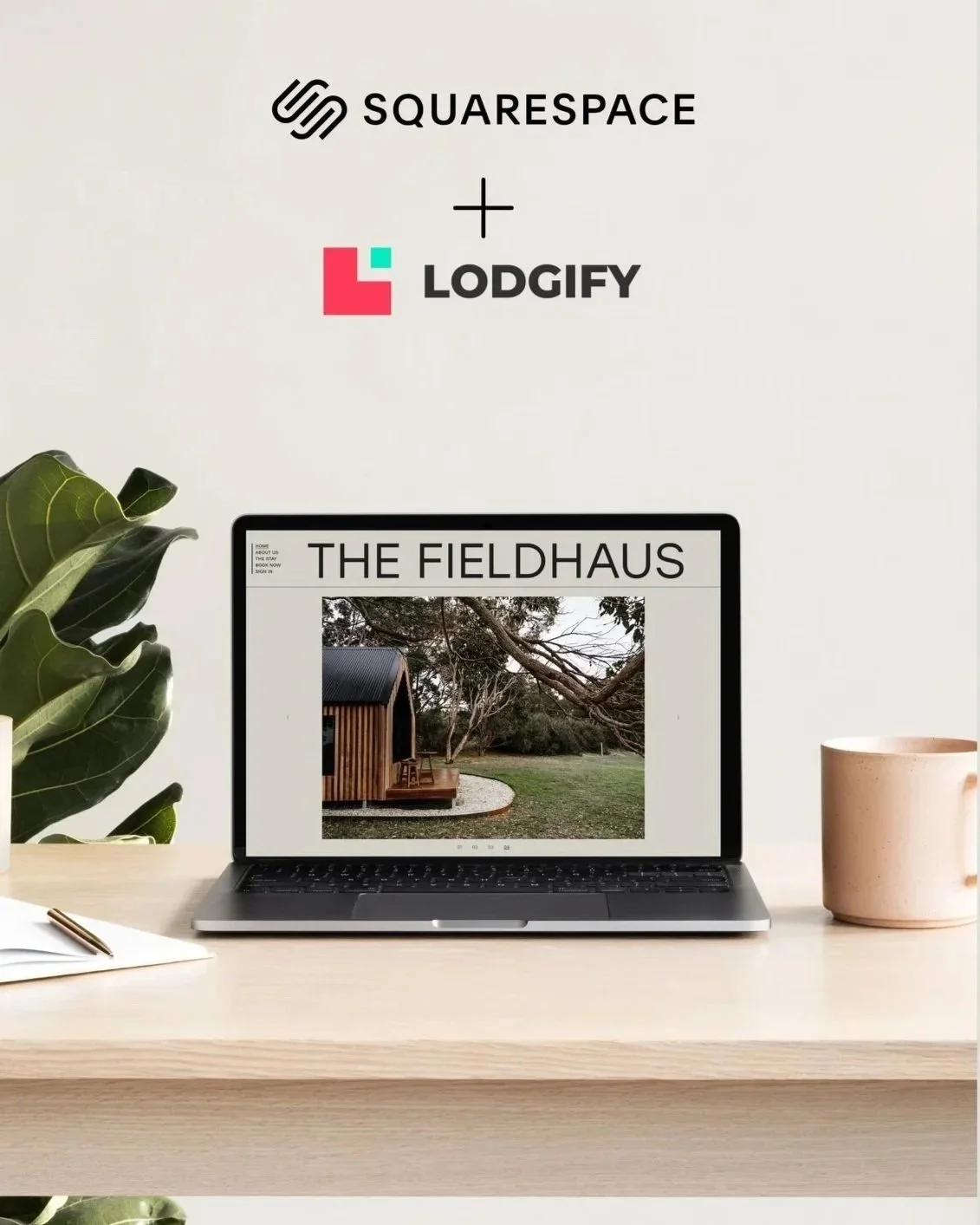 Fieldhaus | Squarespace Vacation Rental Website Template