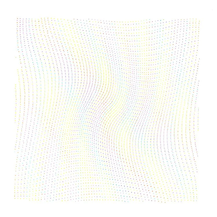  Drawing #37.10 [Chromatic Fields] Colour Pencil on Paper, 40x40cm 2010