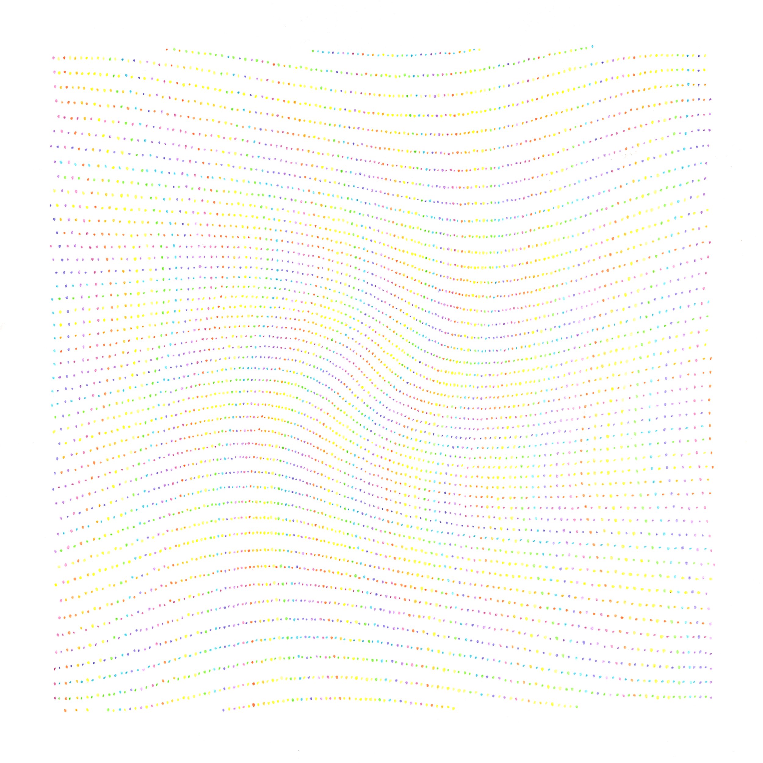 Drawing #36.10 [Chromatic Fields] Colour Pencil on Paper, 40x40cm 2010