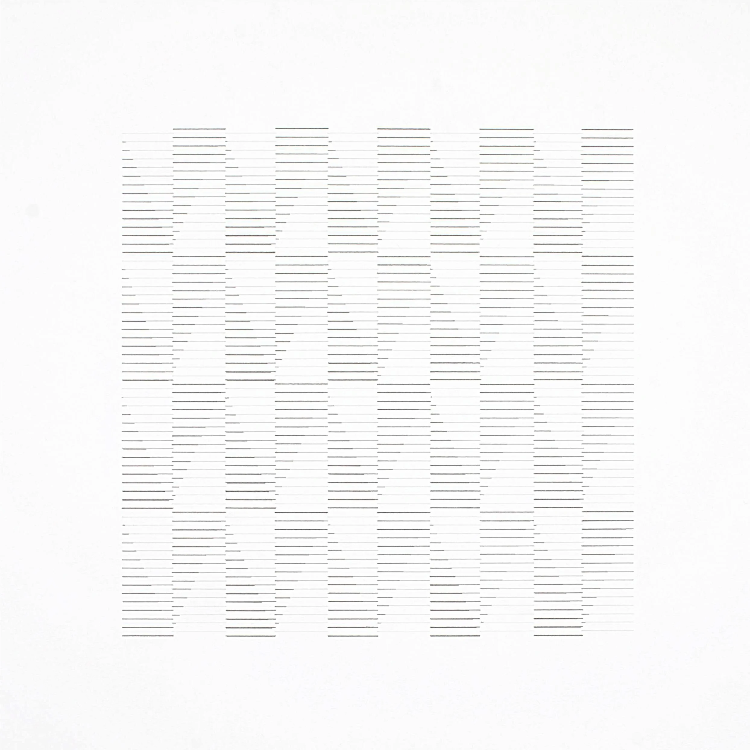 Modular Gradient Study no 10, pencil on paper, 50x50cm, 2025