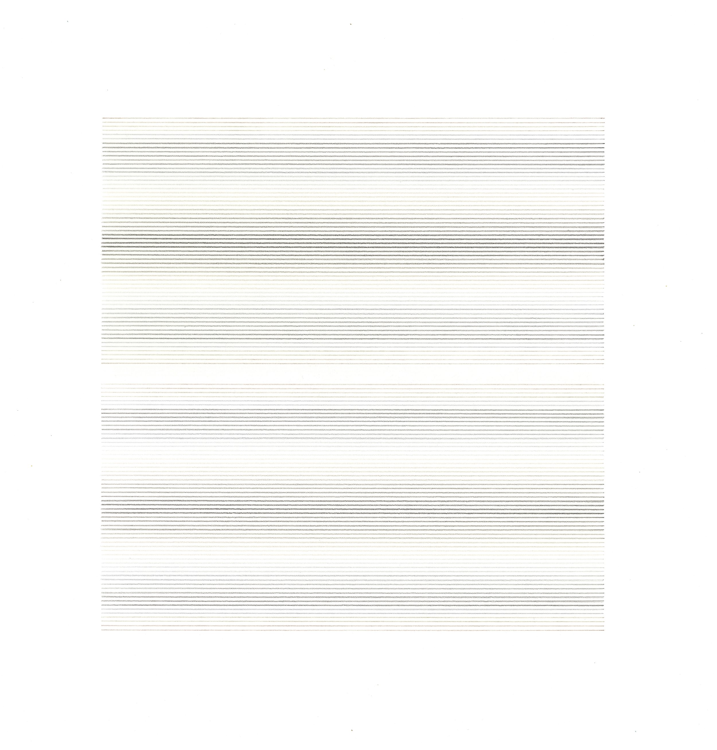 Ruler Drawing, 2022.02, Polychromos Pencils on Paper, 50x50cm 2022