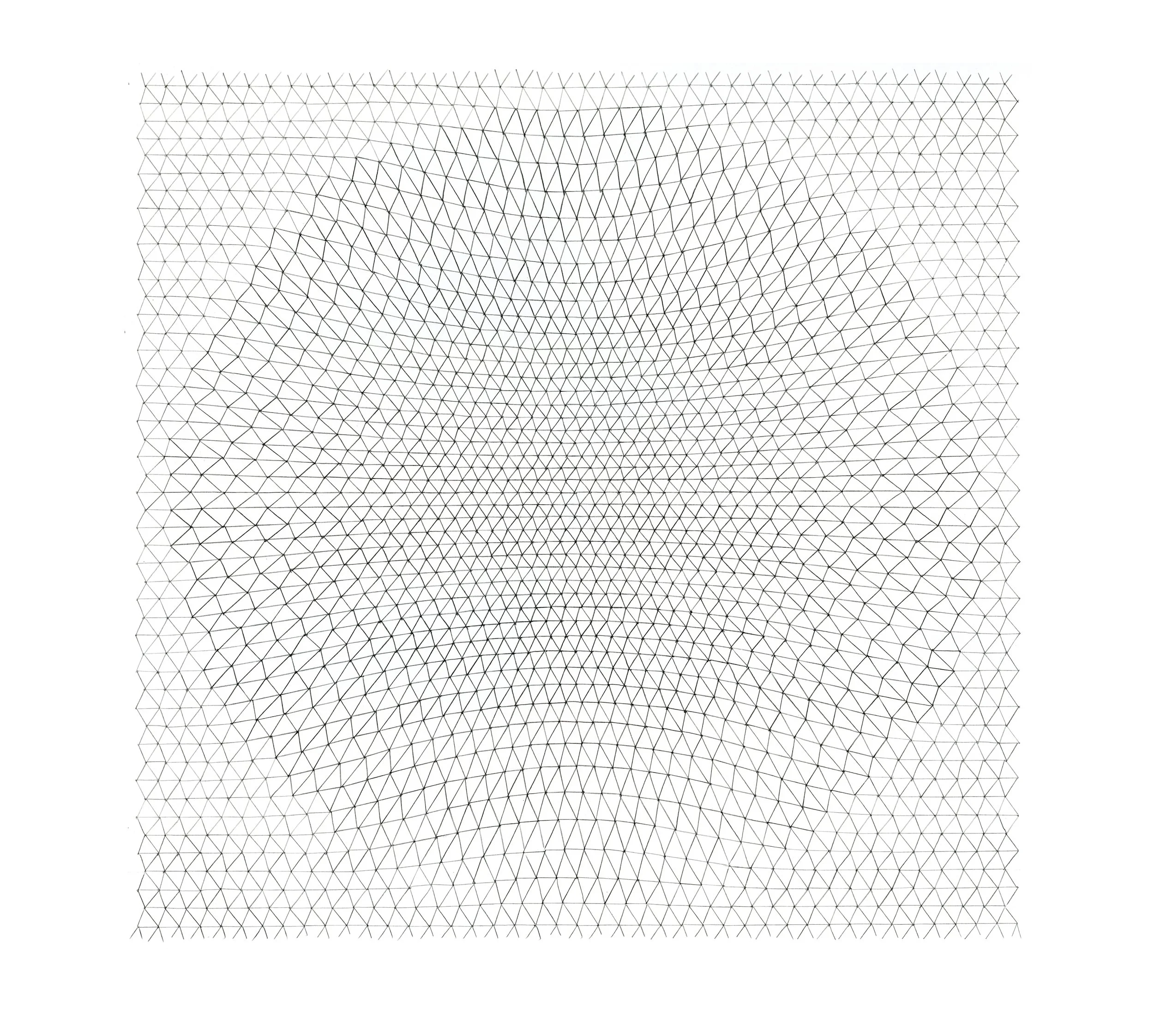 Winter, Pencil on Paper, 60x60cm, 2022.