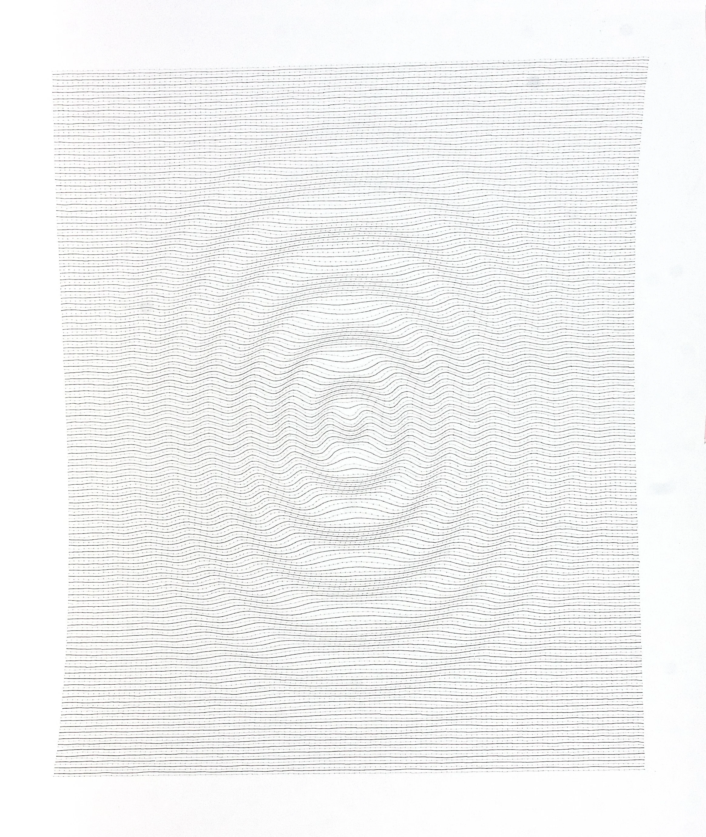 Chant, Graphite Pencil and Ink on Paper, 60x70cm, 2026