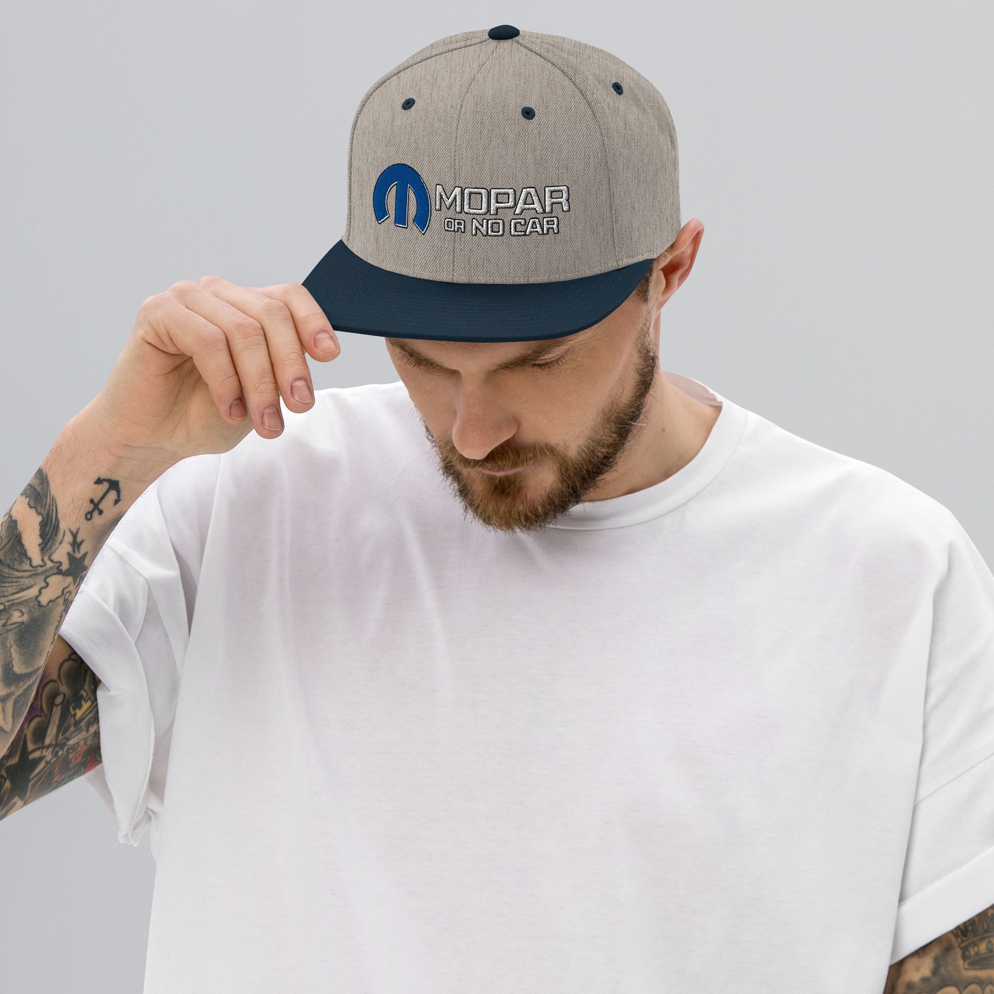 Mopar or No Car Snapback Hat