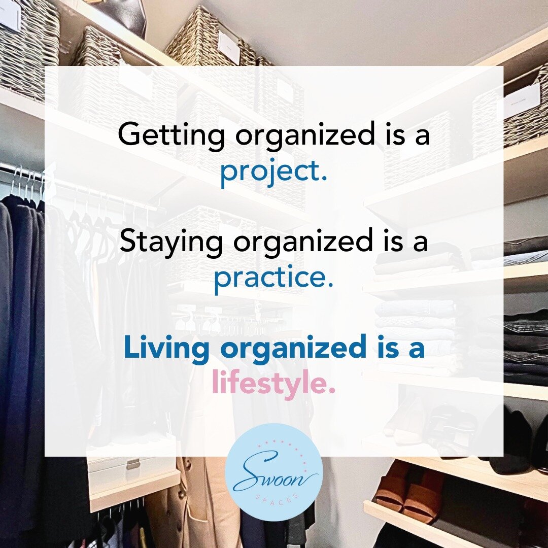 Fact: Swoon will organize your home to perfection. But we&rsquo;ll also build you systems that will last long term so it can be easier for you to STAY organized. Our mission is deeper than file folding. We're here to help you live your life to the fu