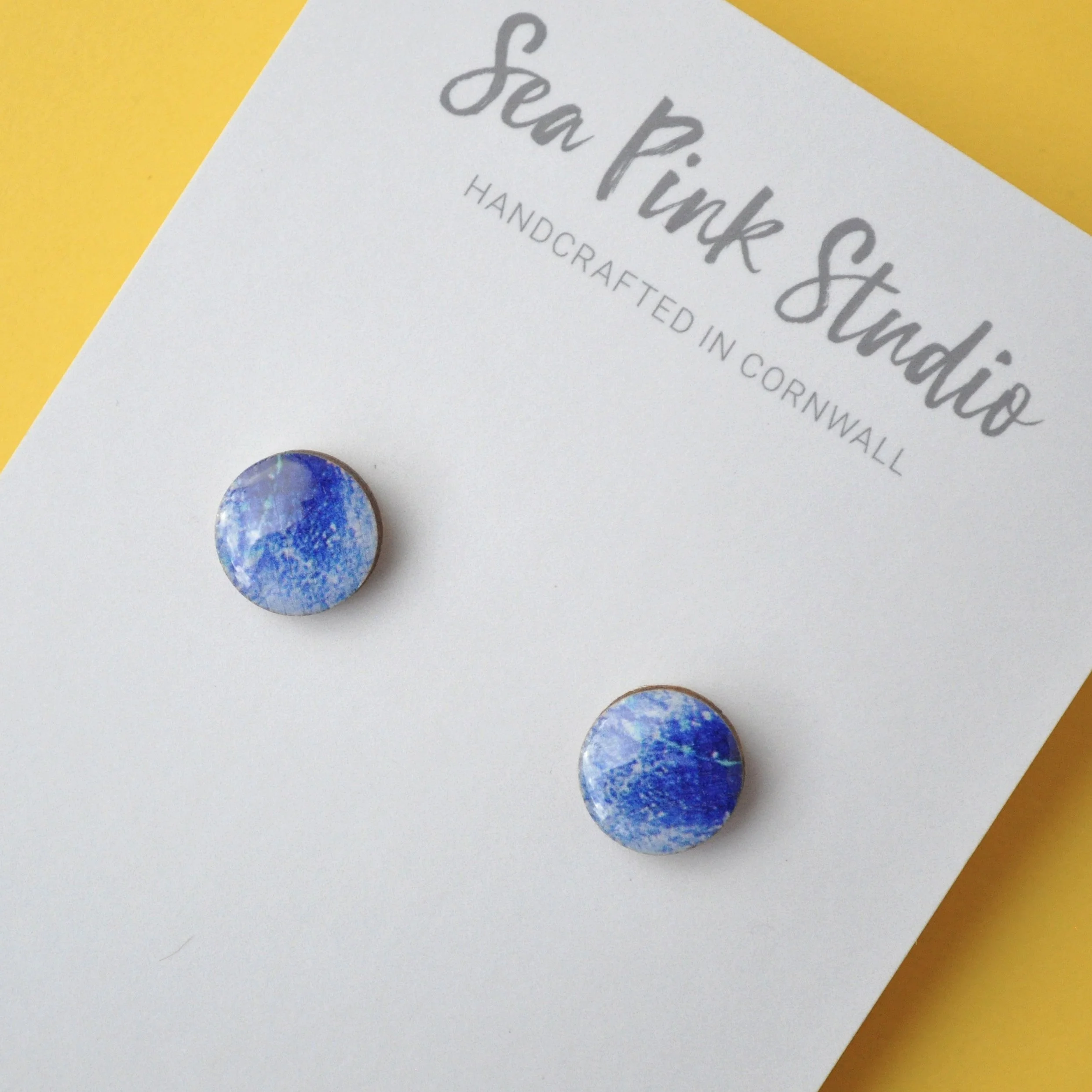 Arty Print Mini Stud Earrings