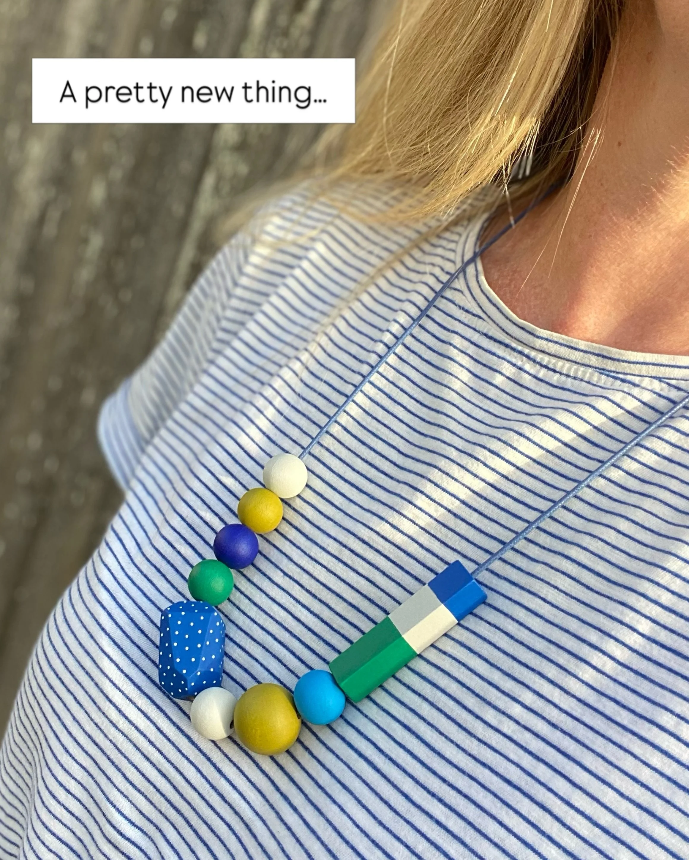 A bold new colourway in my jewel necklace design - perfect for the last sunny days or to brighten the many mizzly Cornish days ahead! 

#seapinkstudio #colourpop #woodennecklace #madeincornwall