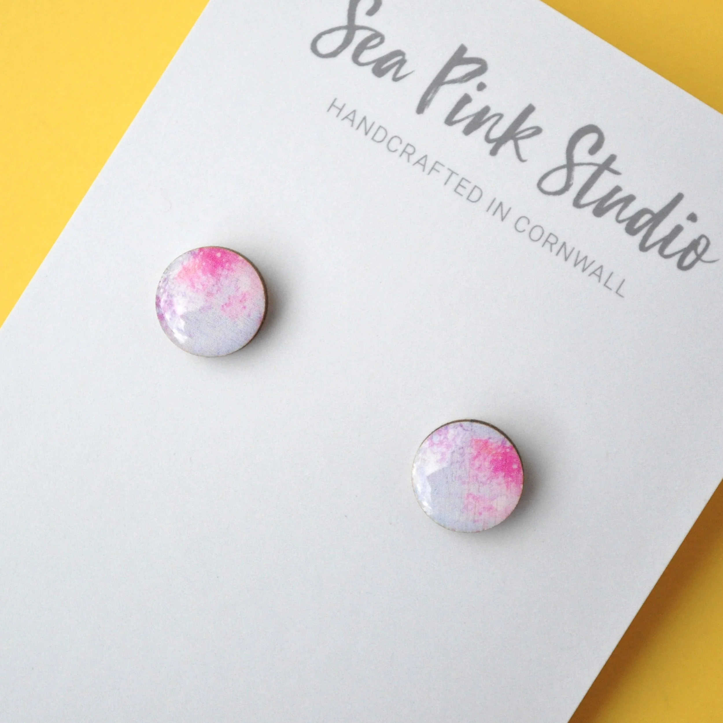 Arty Print Mini Stud Earrings