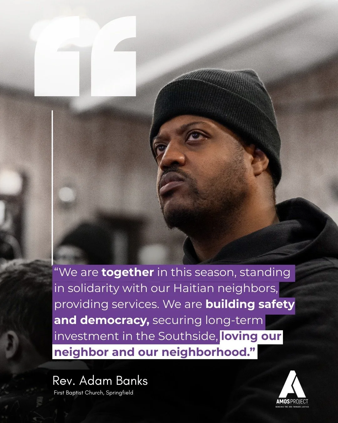 The threat of deportation and the abrupt ending of TPS is still a weight on many minds and hearts in Springfield, Ohio, and it's not just our Haitian neighbors. 

Even though we are feeling the pressure of uncertainty, we are strong together during t