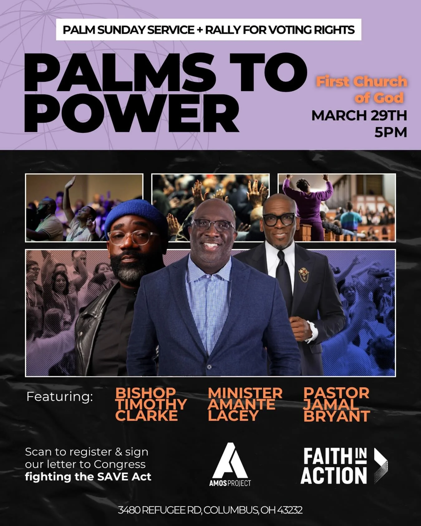 Tonight, the church is fighting for YOUR power! 🙌

This Palm Sunday 🌿 we declare what we&rsquo;ve always known &mdash; there is only ☝️ King

And it&rsquo;s not the corrupt electeds trying to steal our votes! 

The SAVE Act is moving through the Se