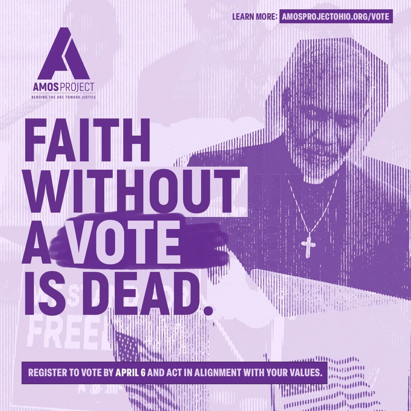 Faith in action means showing up for our communities, and that includes the ballot box. 

As people of faith, we are called to stand for justice, dignity, and the common good. Voting is one way we live that out. 

The last day to register to vote is 