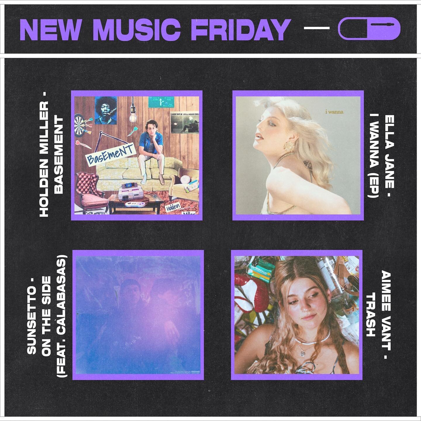 Happy new music Friday!!! Go stream these!