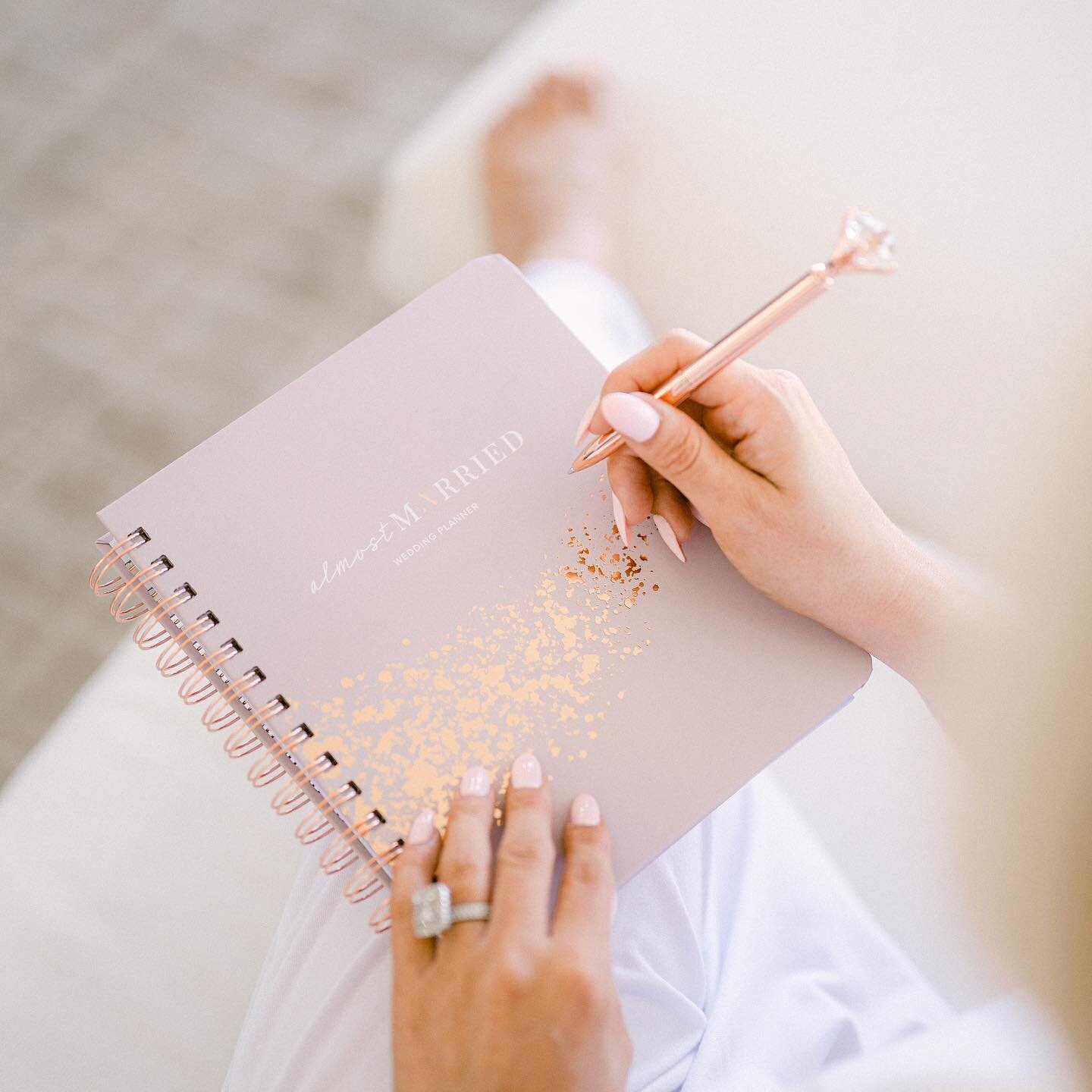 The Almost Married Wedding Planner. When an event planner &amp; luxury stationery brand meet and create the perfect journal to keep you organized for the big day. Included in the Almost Married bridal box or available on its own. Inside you&rsquo;ll 