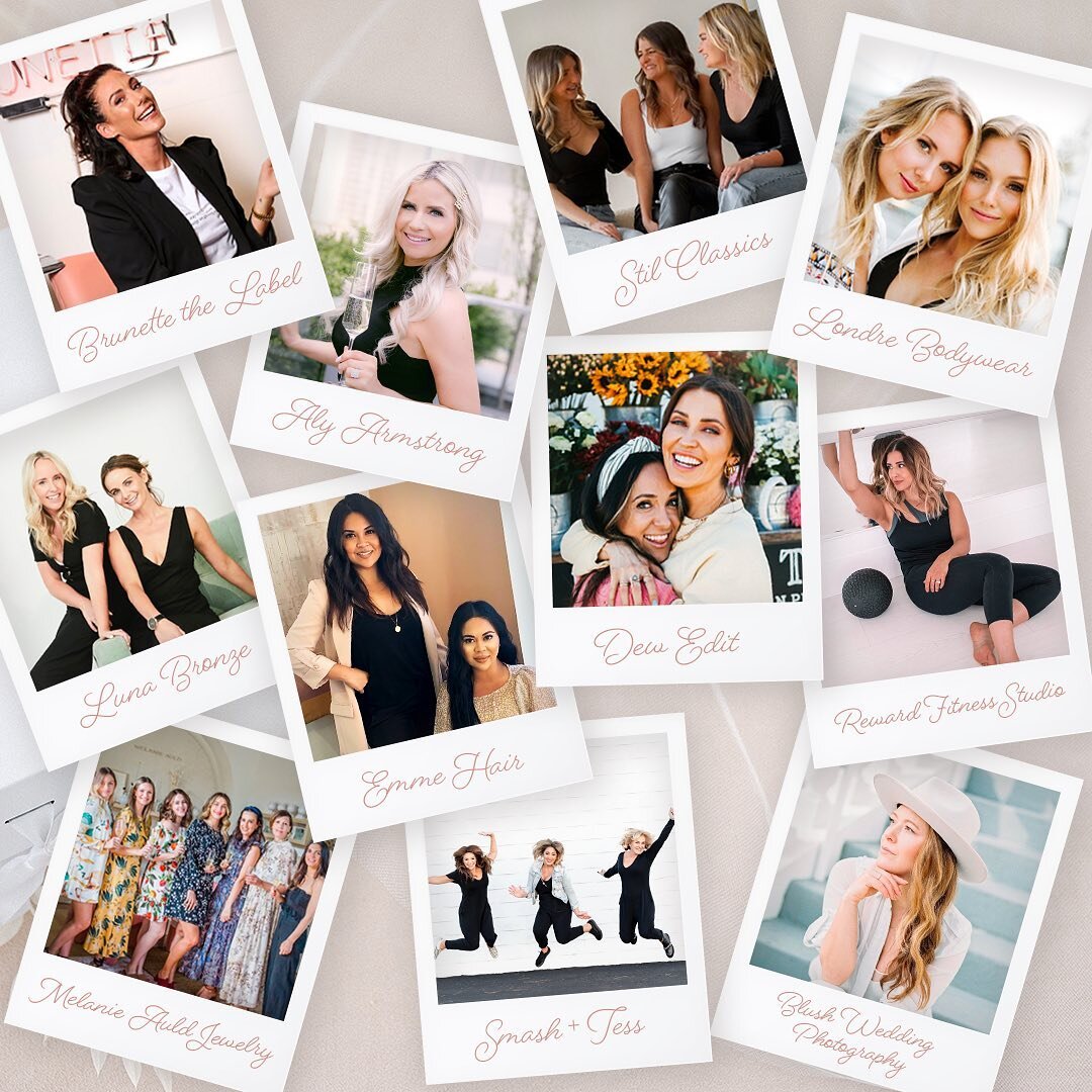 These women have your back for the big day! Every item in the Almost Married bridal box has been hand-selected by @eventsbyaly and features women-owned companies, bringing the bride all their wedding essentials from an incredible group of entrepreneu