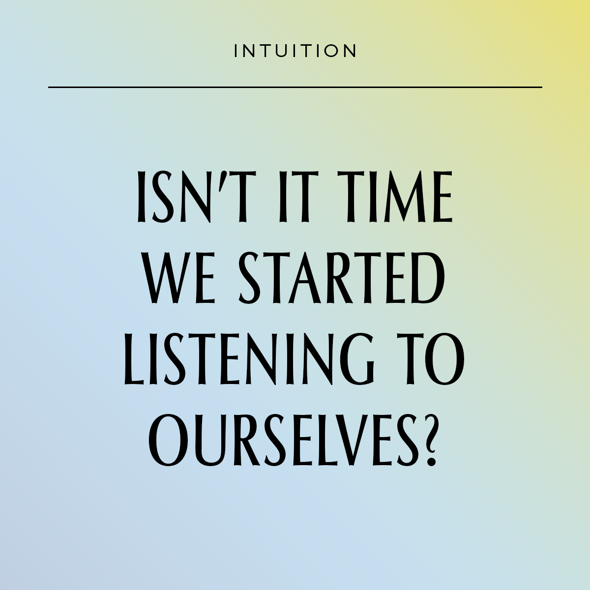 Intuition