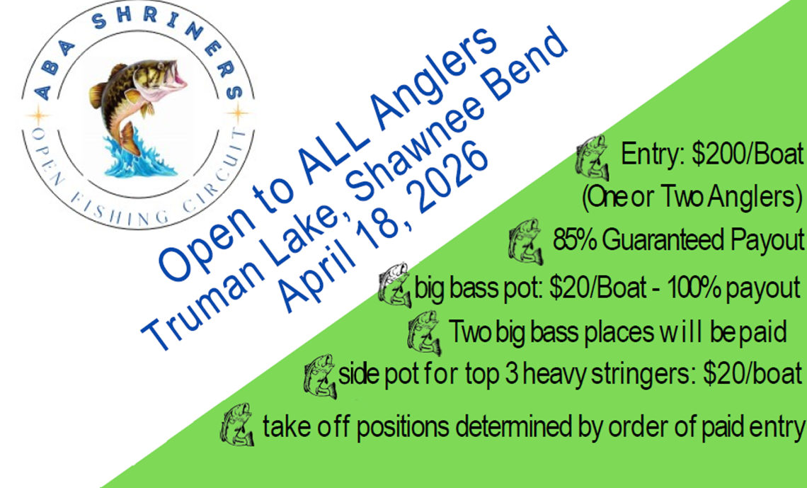 ABA Shrine Open Fishing Circuit Tournament at Port of Kimberling Marina (Copy)