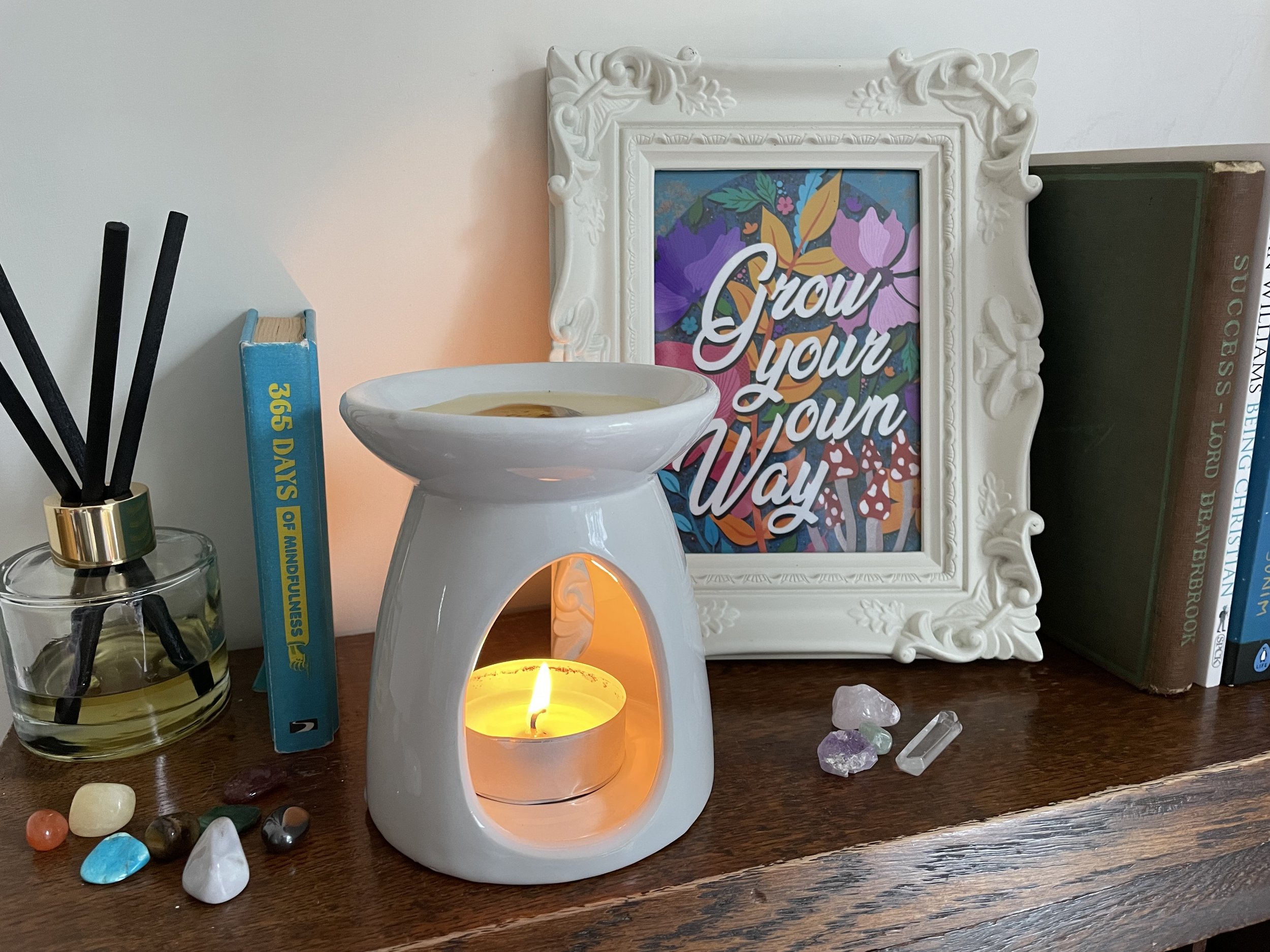 Large Wax Melt Burner - White