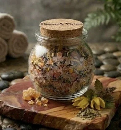 Aromatherapy Bath Salts - Meditate (Frankincense, Ylang Ylang & Patchouli)
